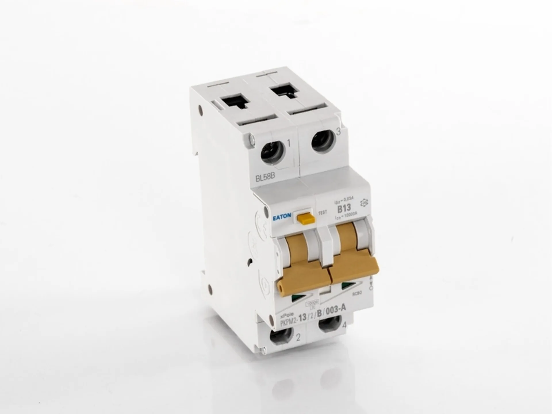 Sicherungsautomat 13 A mit FI-Schutzschalter - Ohne Gehäuse Sicherungsautomat 13 A mit FI-Schutzschalter - Ohne Gehäuse