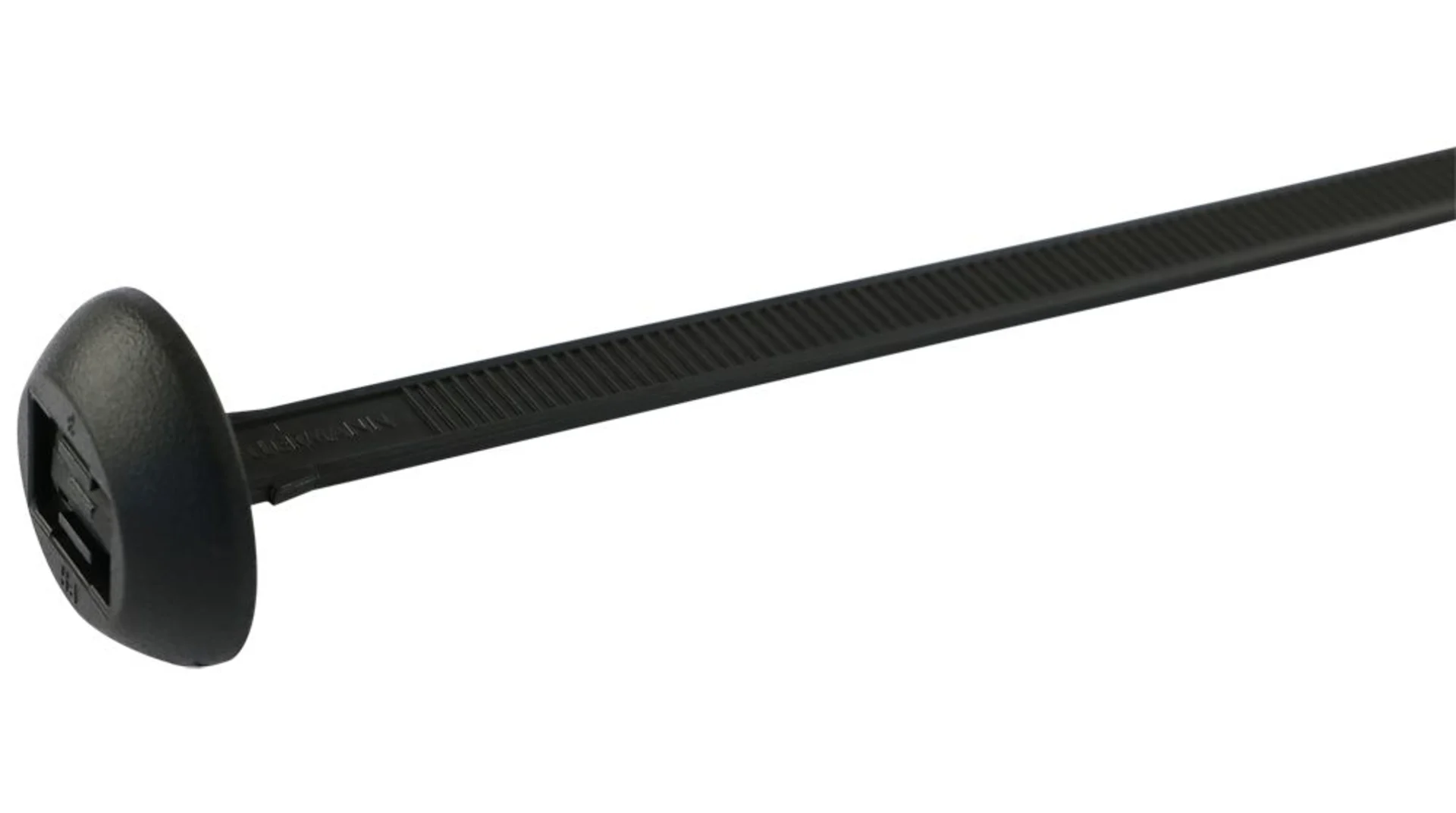 Chassis-Kabelbinder 7.6 x 375 mm sz. für *Einlochmontage*