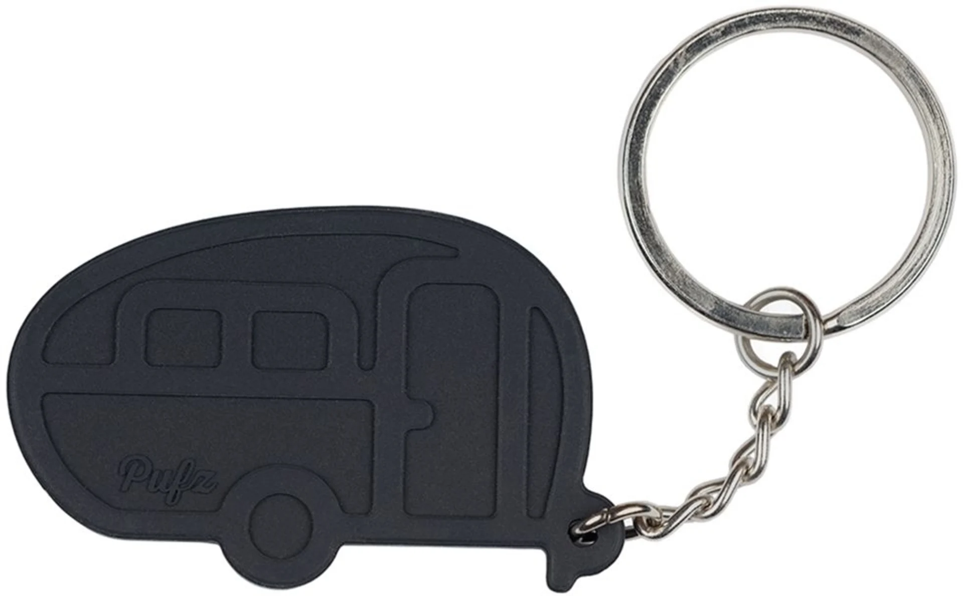 Pufz : porte-clés caravane rétro noir