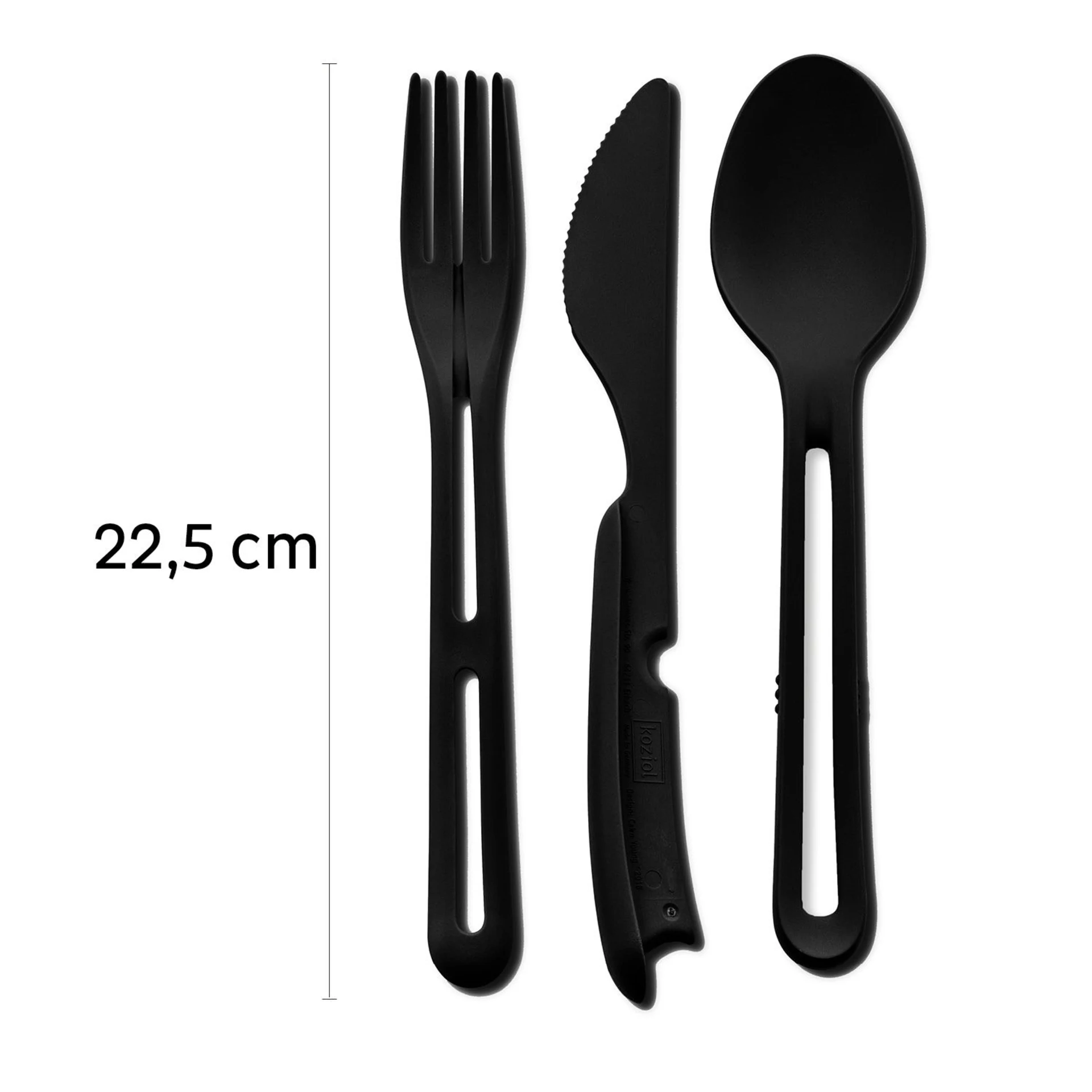 silwy® Besteck-Set "TRICKY" BLACK