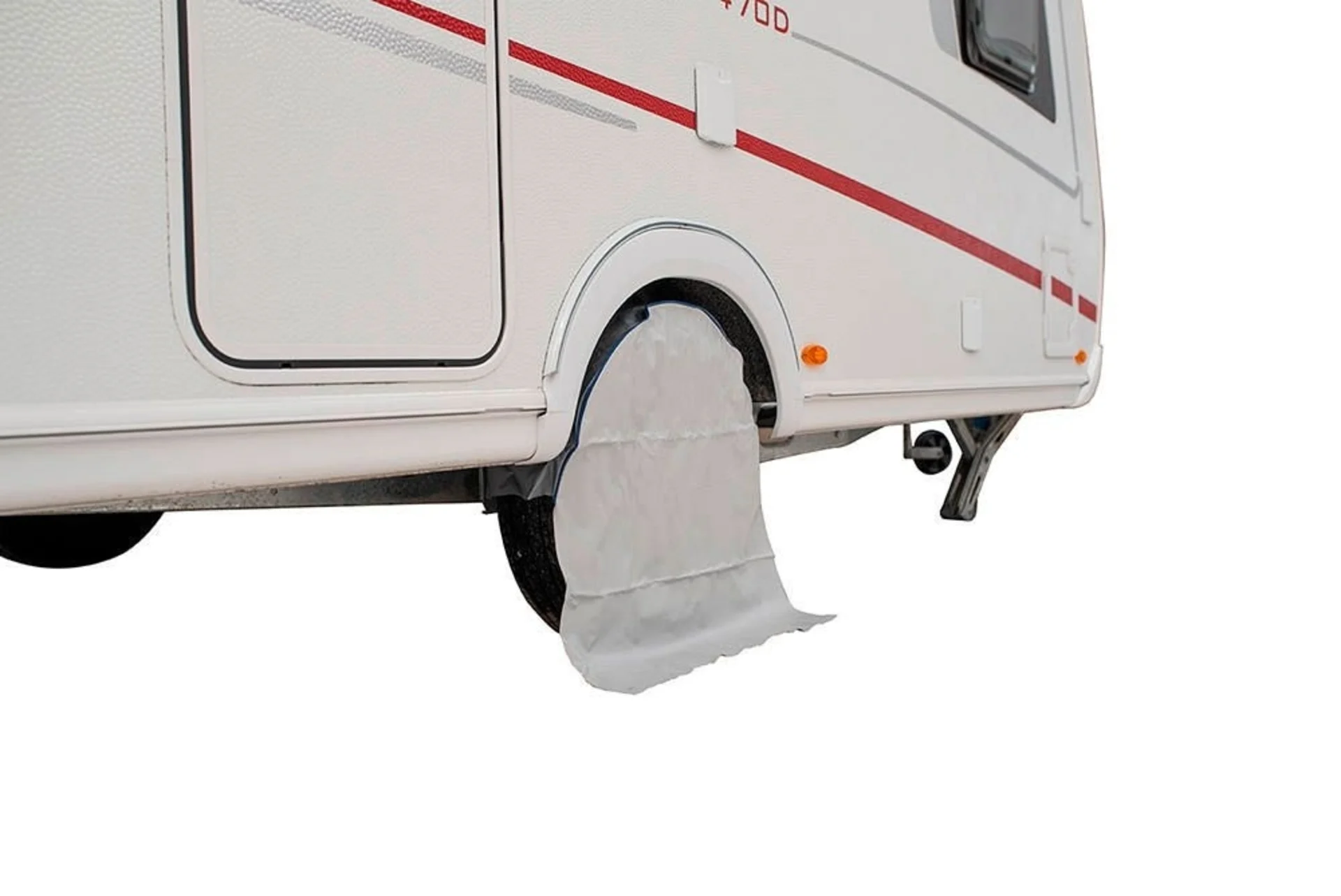 Hindermann Housse de protection de roue standard pour 1 essieu 63,5 x 18,5 cm