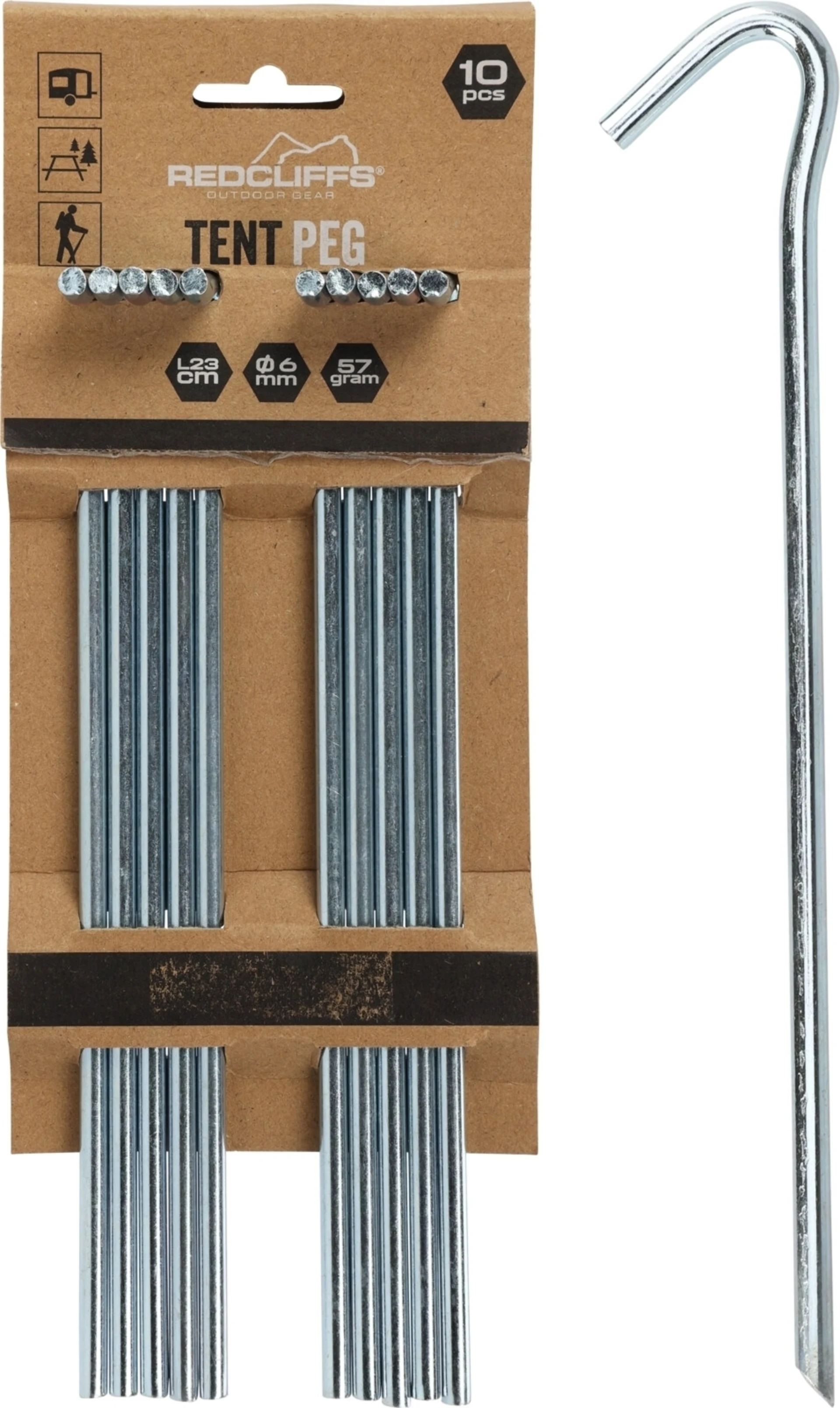 Zeltheringe Eisen 23cm - 10 Stk