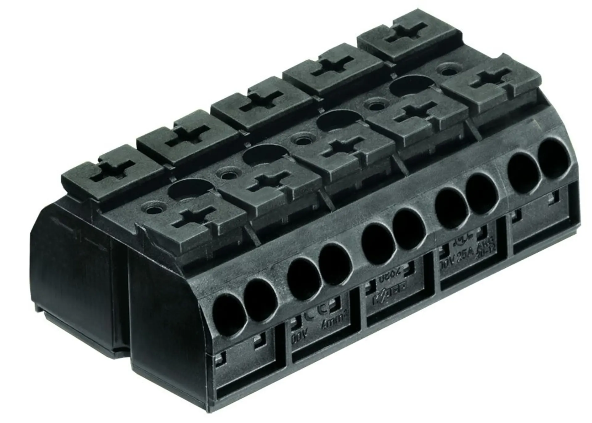 Verbindungsklemme 5-pol. schwarz / 0.5-4mm2 / max. 32A Verbindungsklemme 5-pol. schwarz / 0.5-4mm2 / max. 32A