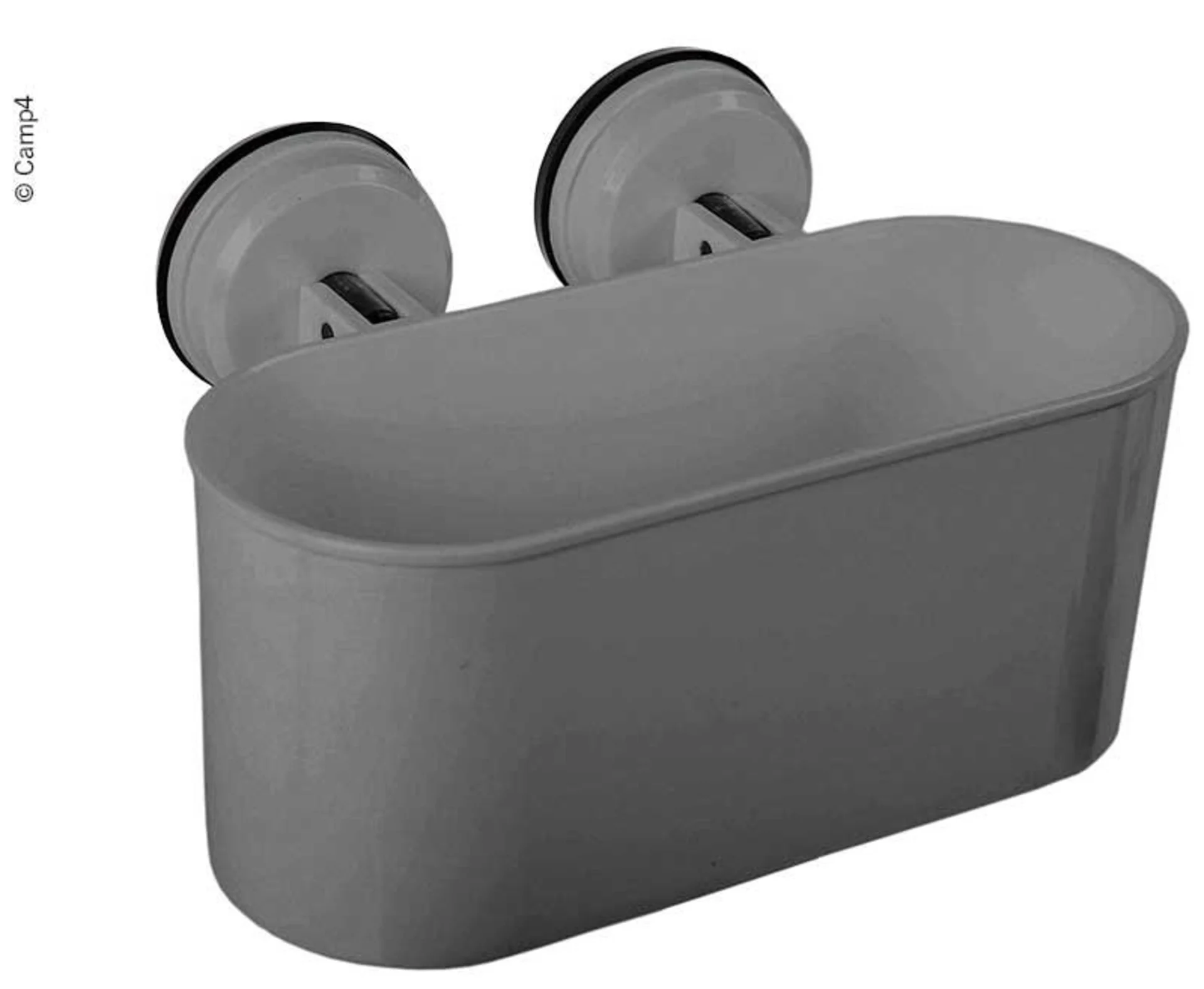 Boîte de rangement anthracite avec 2 ventouses jusqu'à 6kg