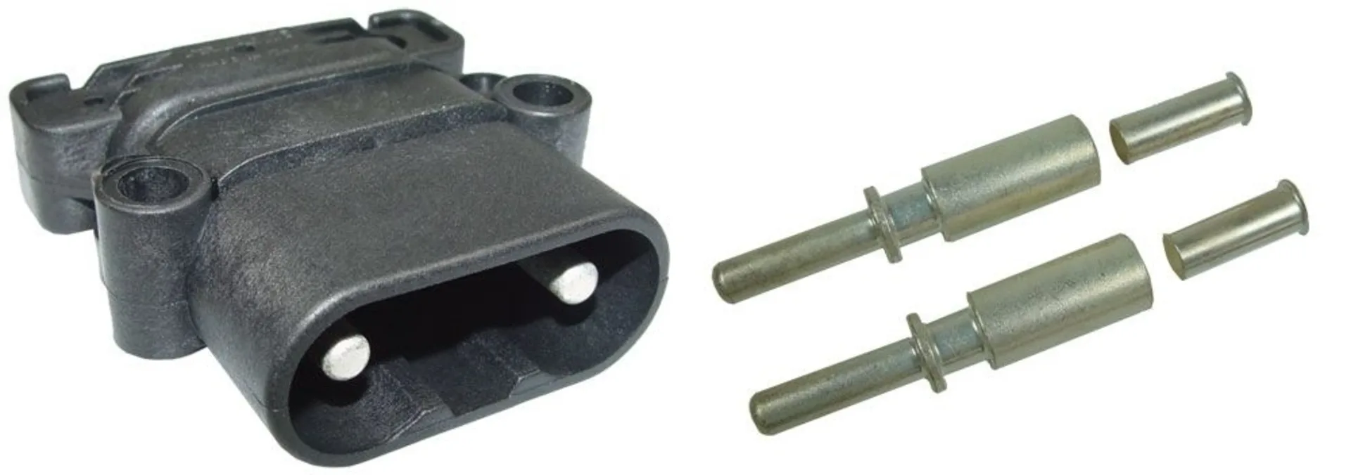 DIN Steckdose 2-pol 16 mm2 80 A 2-pol / 16 - 25 mm2 / 80 A DIN Steckdose 2-pol 16 mm2 80 A 2-pol / 16 - 25 mm2 / 80 A
