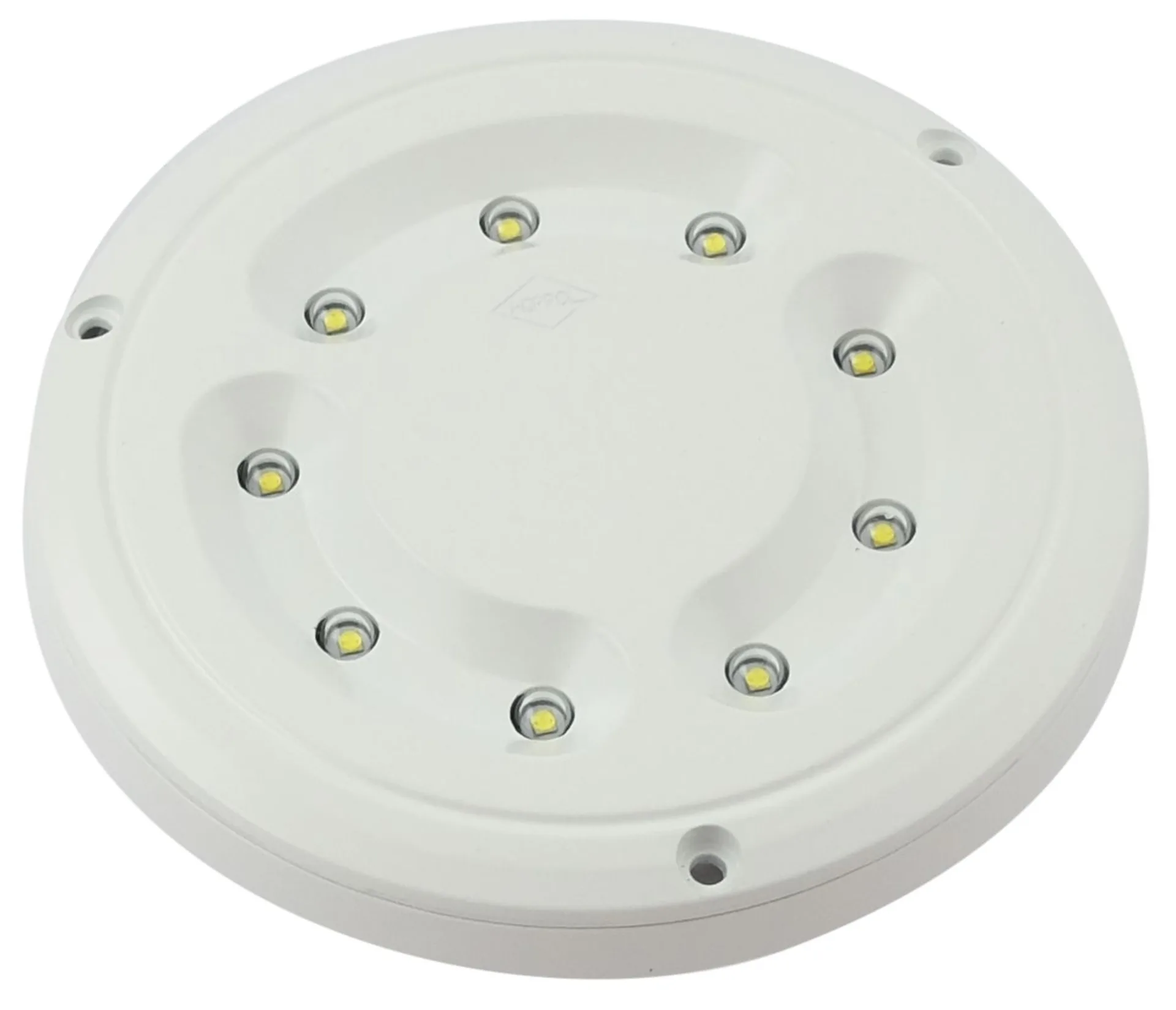 Lampe LED d'intérieur ronde 12/24 V pour montage en surface ou encastré
