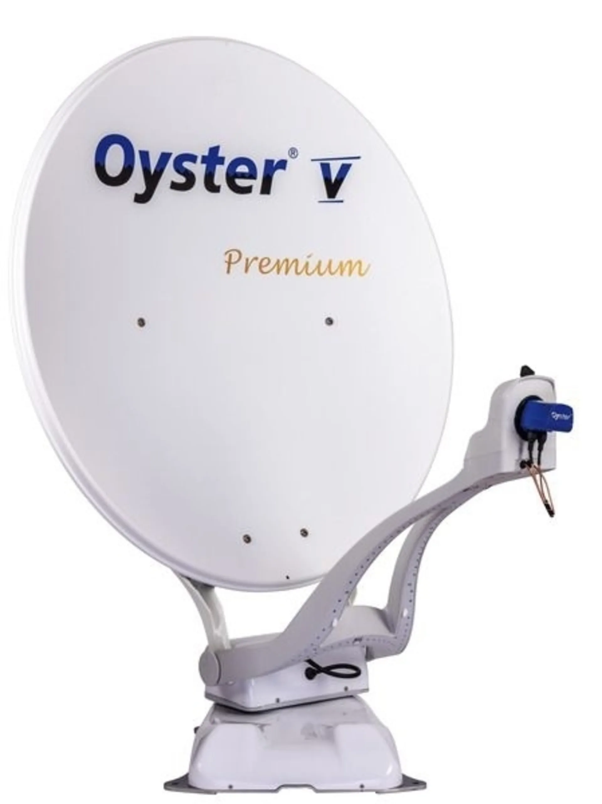 Satellitenanlage Oyster V85 Twin Premium Base mit Steuereinheit über TV