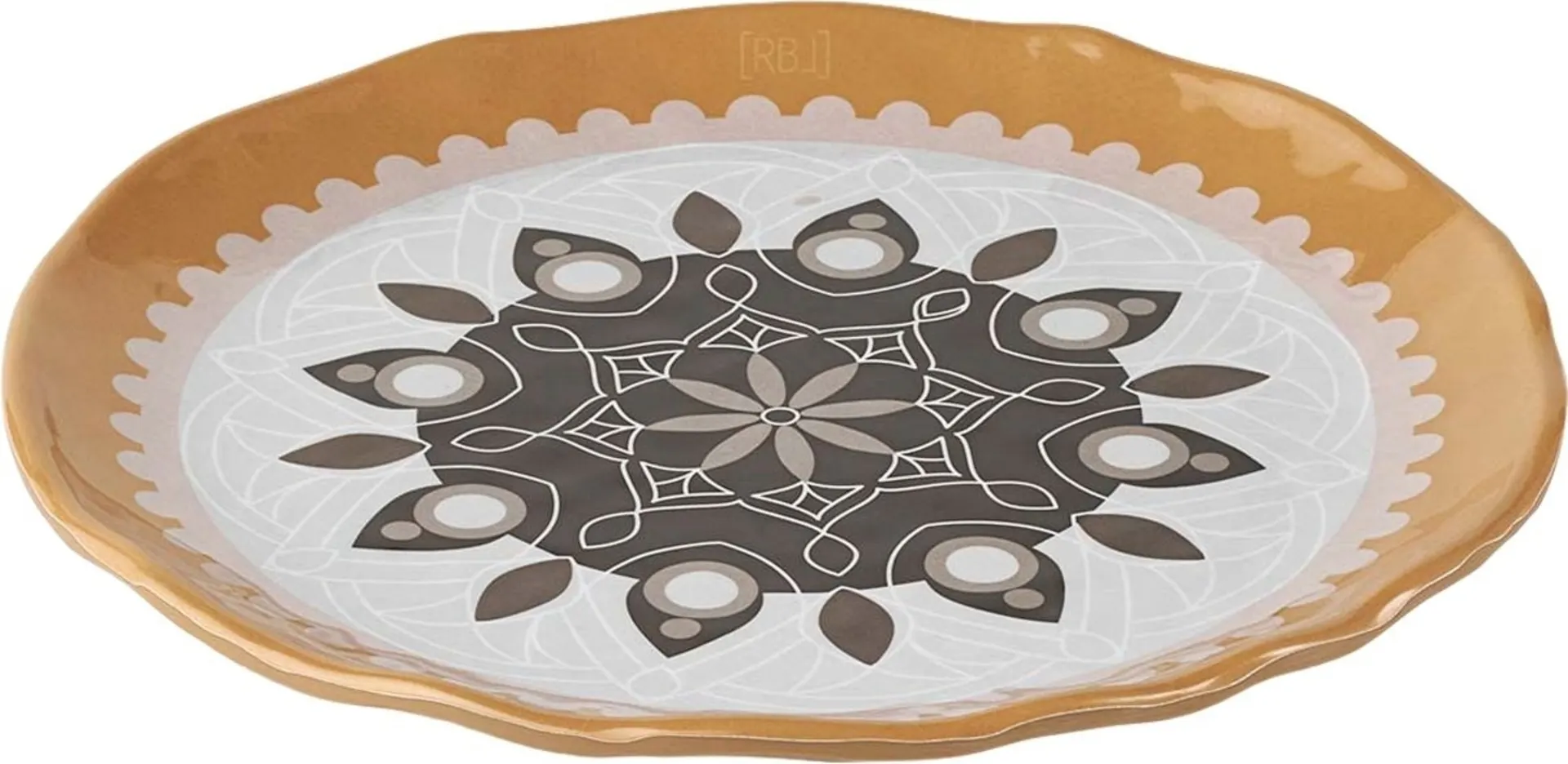 Rebel Outdoor Assiette à dessert 22 cm marron
