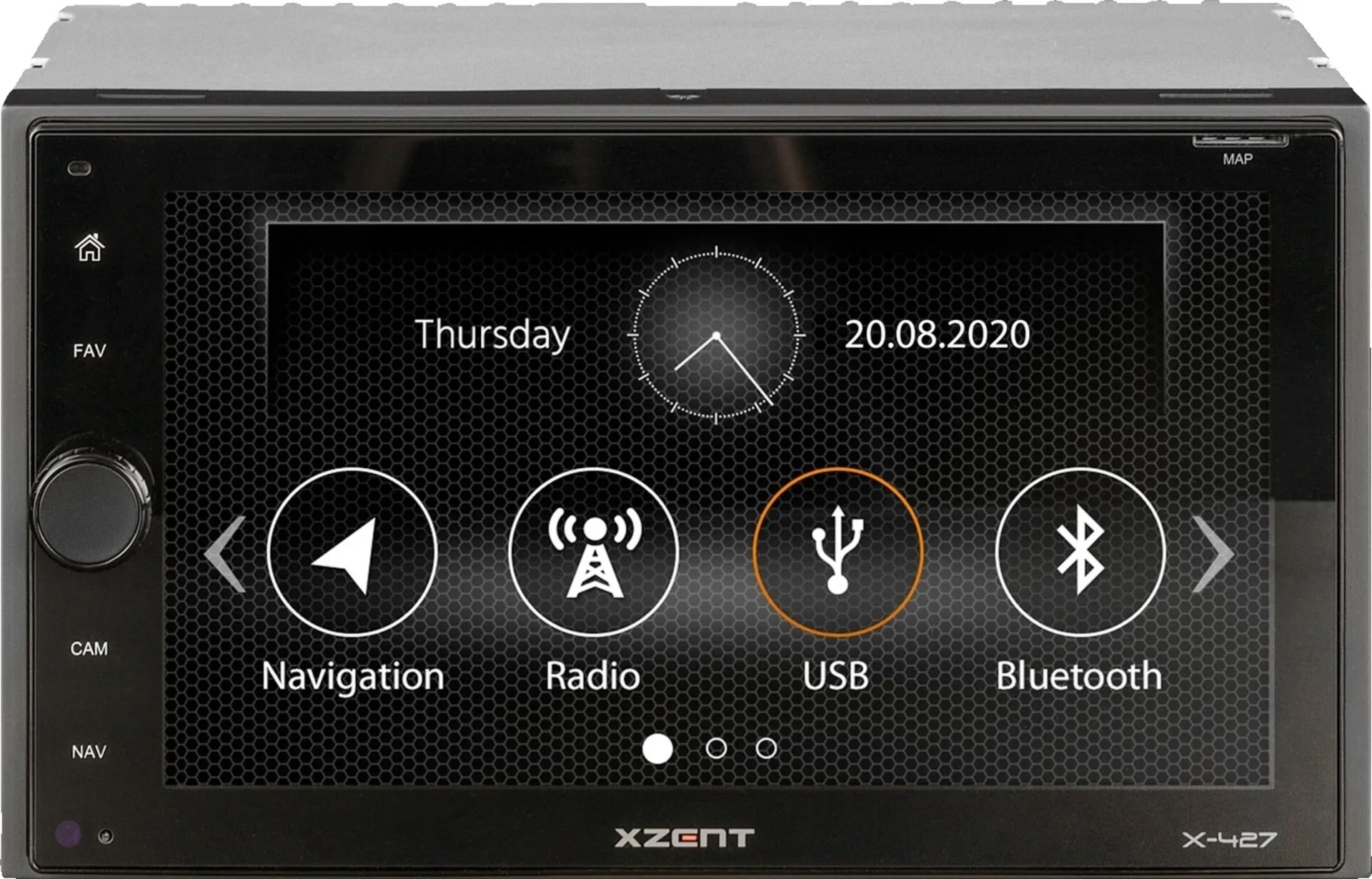 Xzent X-427 Système d'infodivertissement 2-DIN Naviceiver