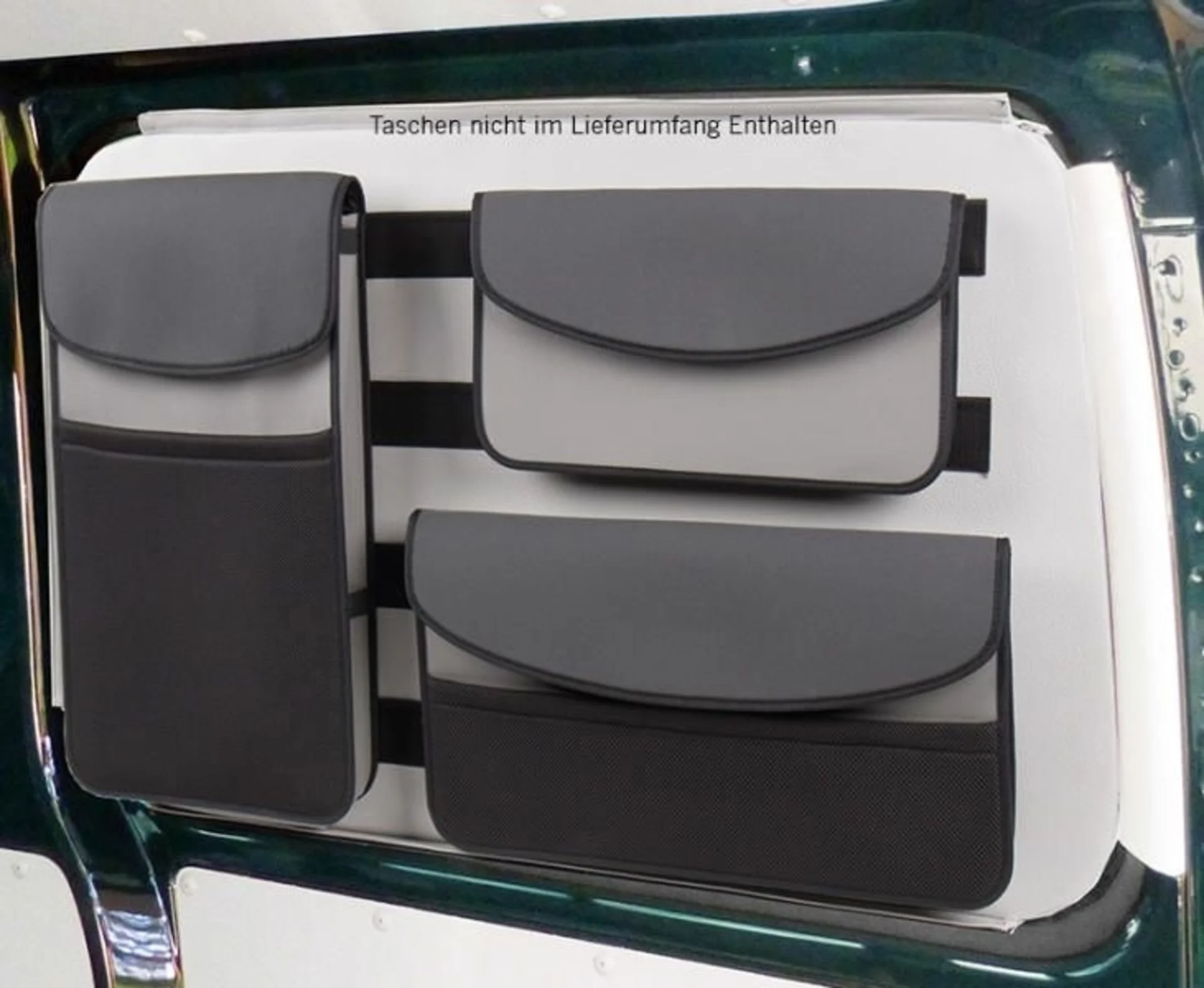 Taschenträger für Fenstertaschen Mercedes Vito LR links hinten mit Fensterpaneele