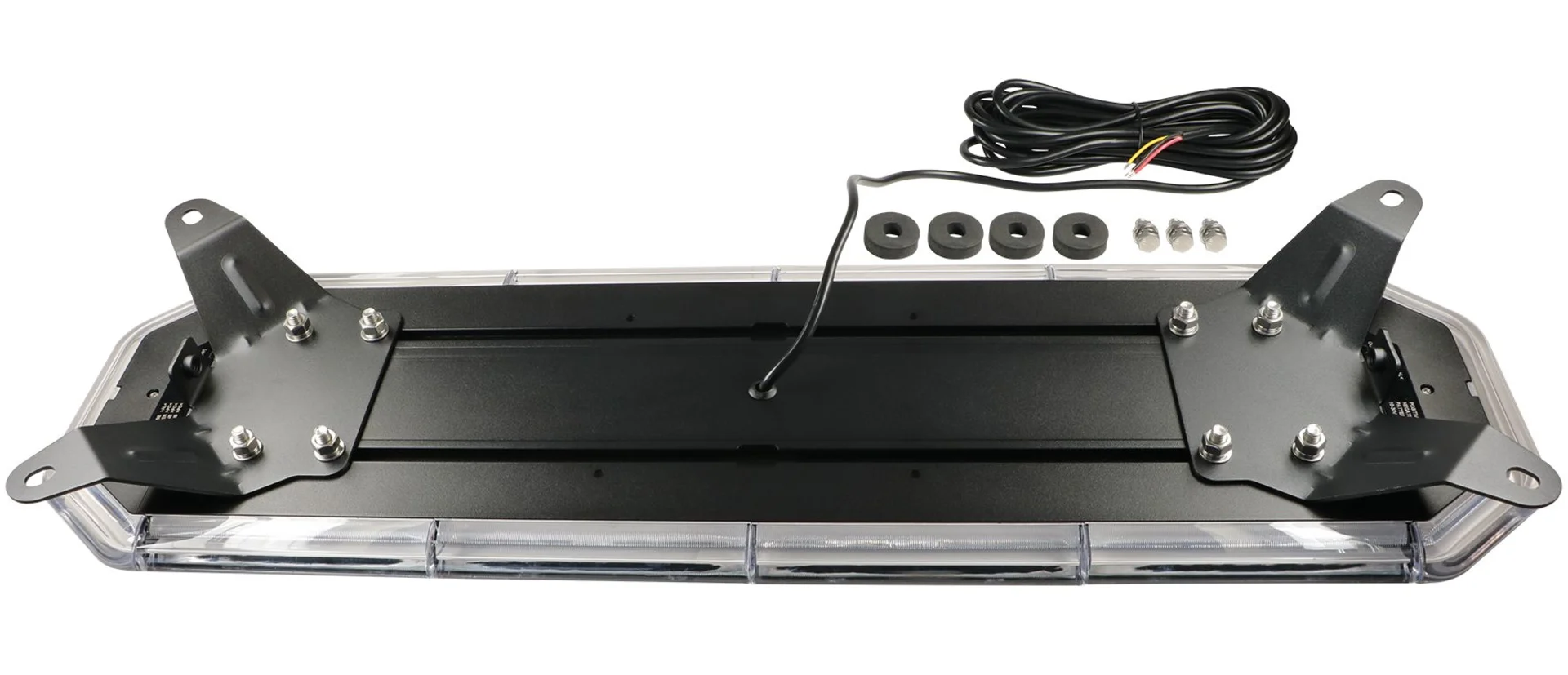 Barre de toit LED 470 mm 12/24 V transp./jaune