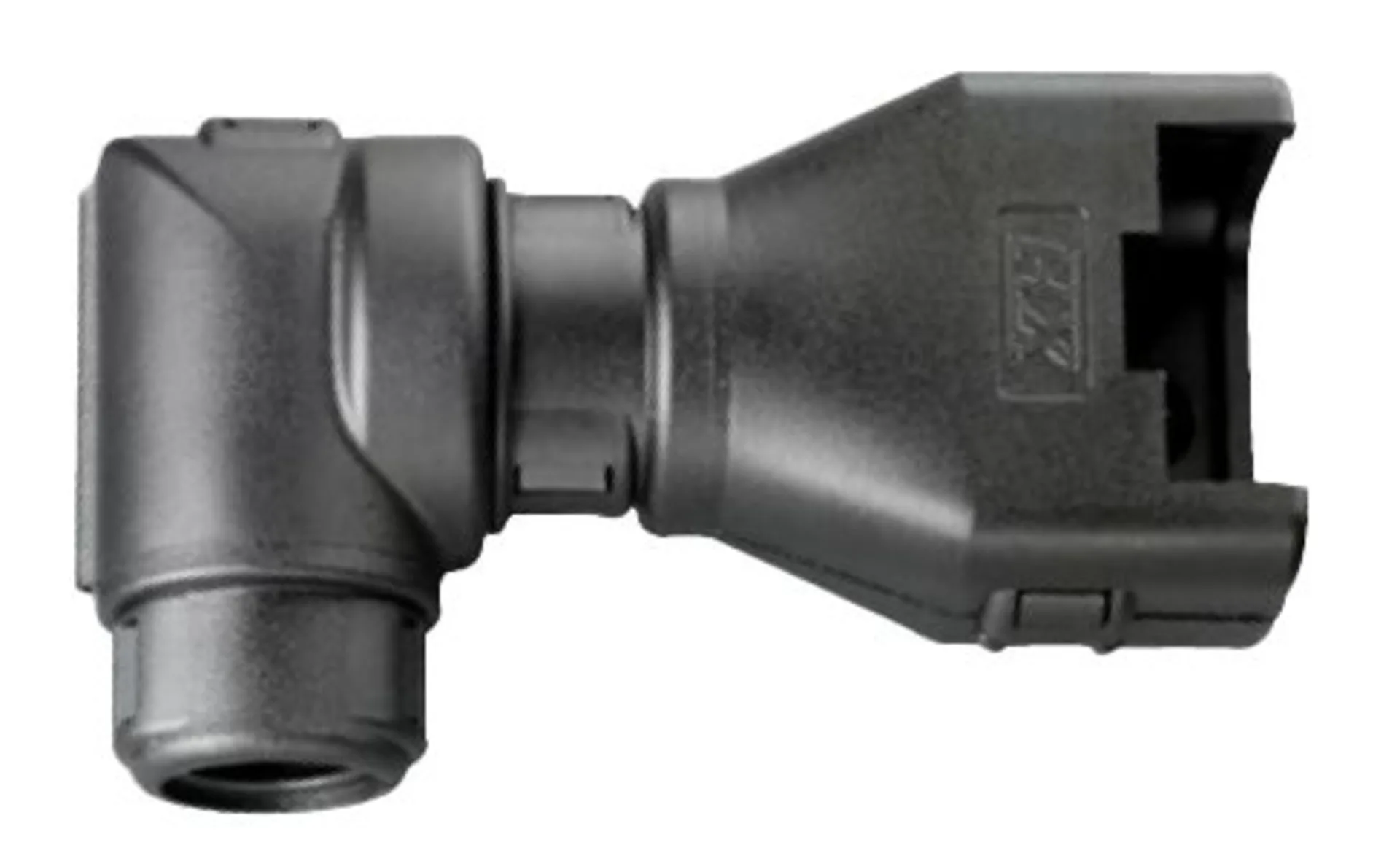 Harnessflex Deutsch Adaptateur pour gaine ondulée 90° NW 13 - 8 broches