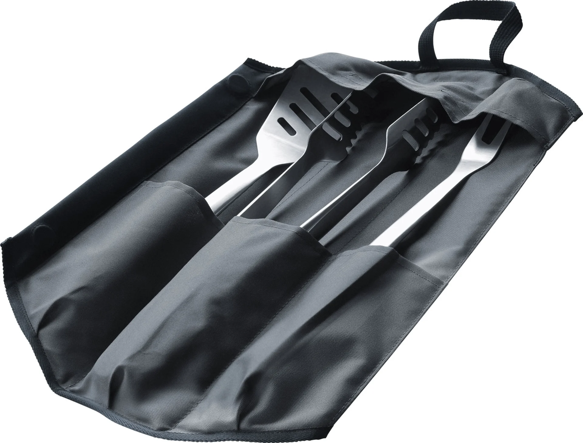 Set de 3 couverts à barbecue Enders Premium en acier inoxydable, sac inclus Set de 3 couverts à barbecue Enders Premium en acier inoxydable, sac inclus