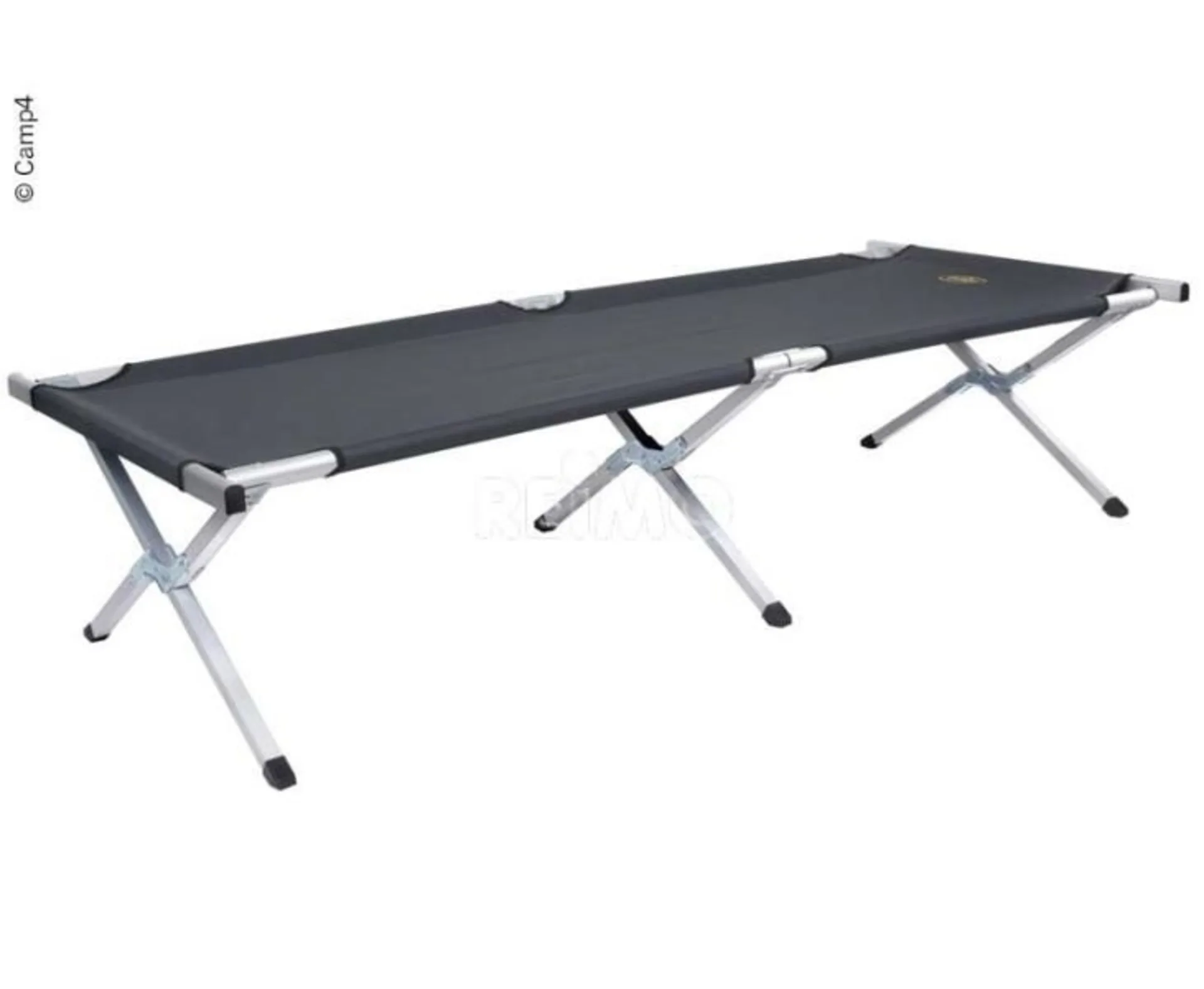 Feldbett EBRO, grau, 191x71x42cm, belastbar bis 12