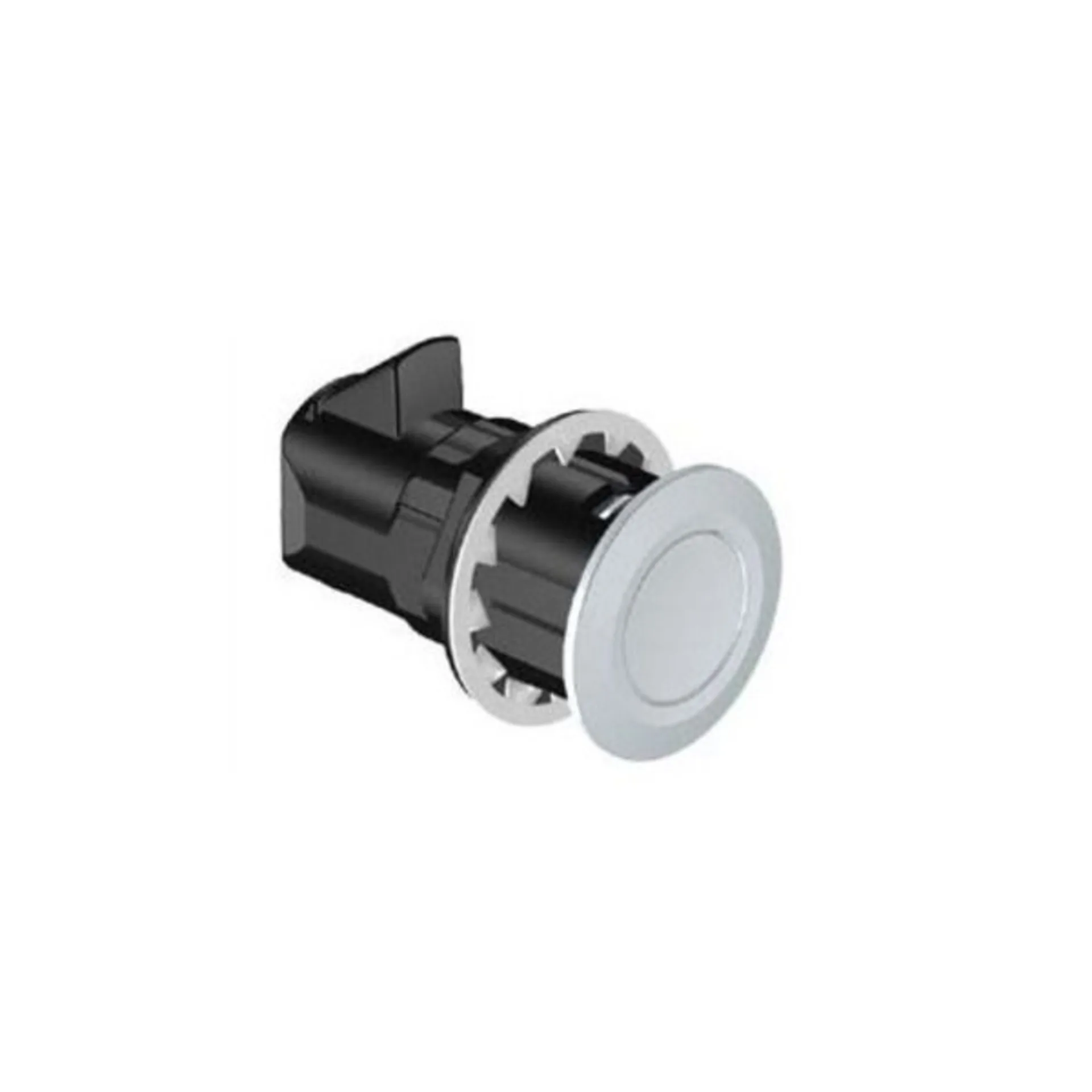 Punkt-Push-Lock 33x38mm in mattem Design