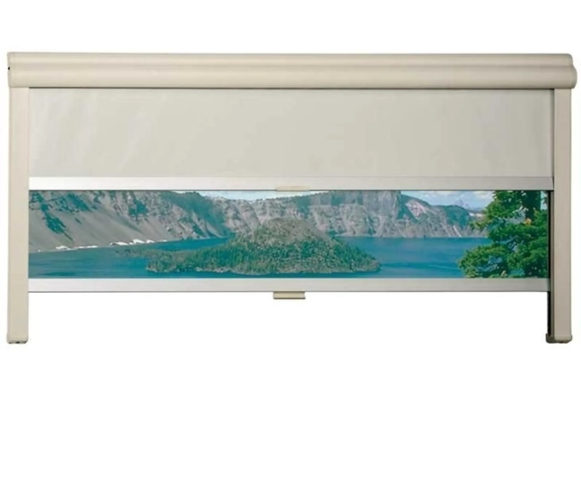 Doppel-Kassettenrollo REMIflair I in Creme, Grösse 1100 x 600 mm