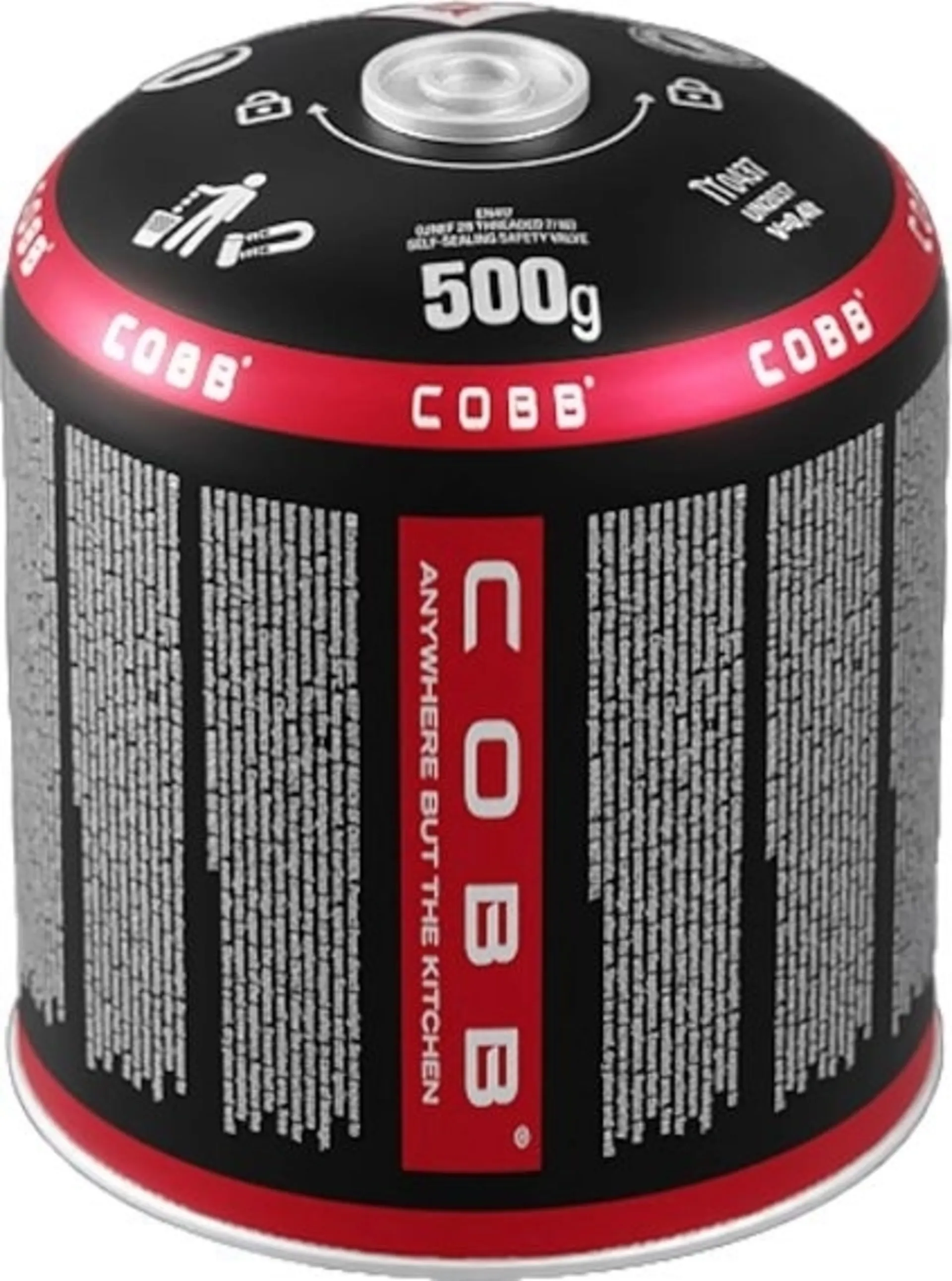 Cobb Gaskartusche mit selbstschliessendem Ventil 5