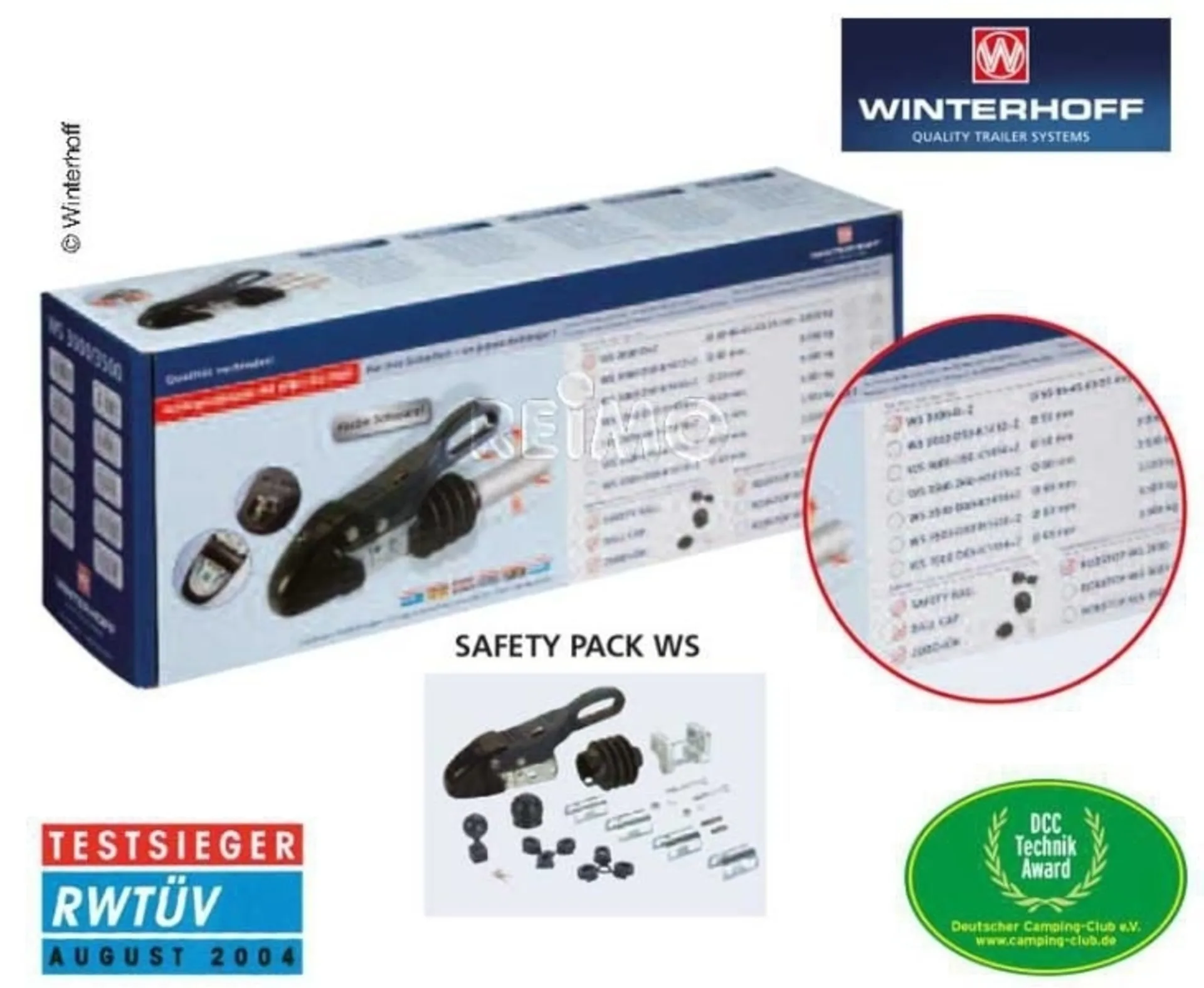 Winterhoff WS3000 Safety Pack - Diebstahlsicherung für WS 3000 und WS 3500