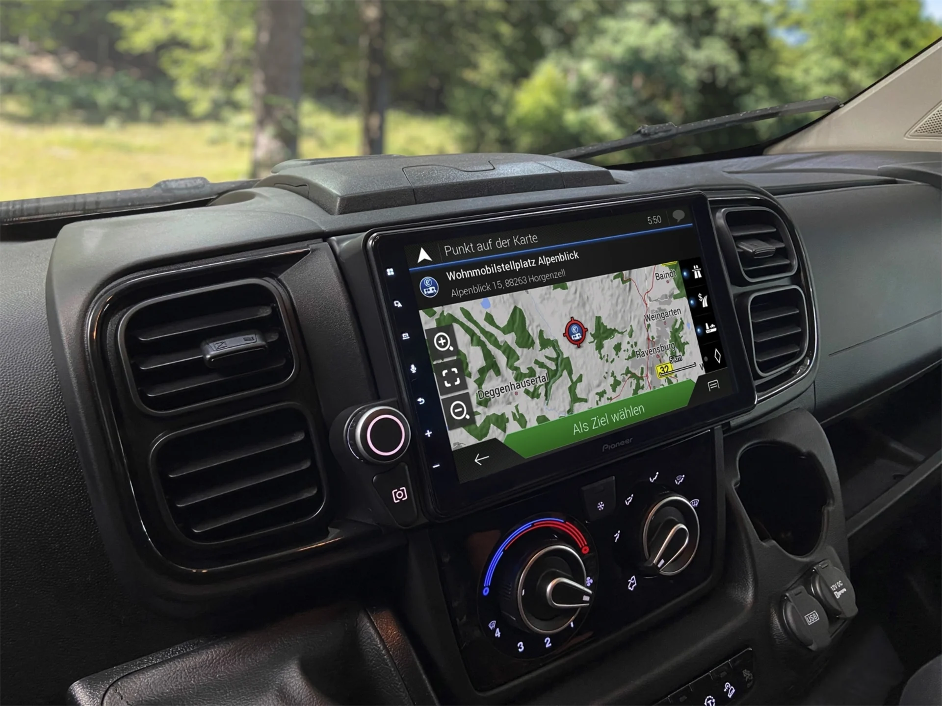 Pioneer AVIC-Z1000 DAB+ Multimediasystem inkl. Bluetooth 9 Zoll Fiat Ducato 8 LFH3