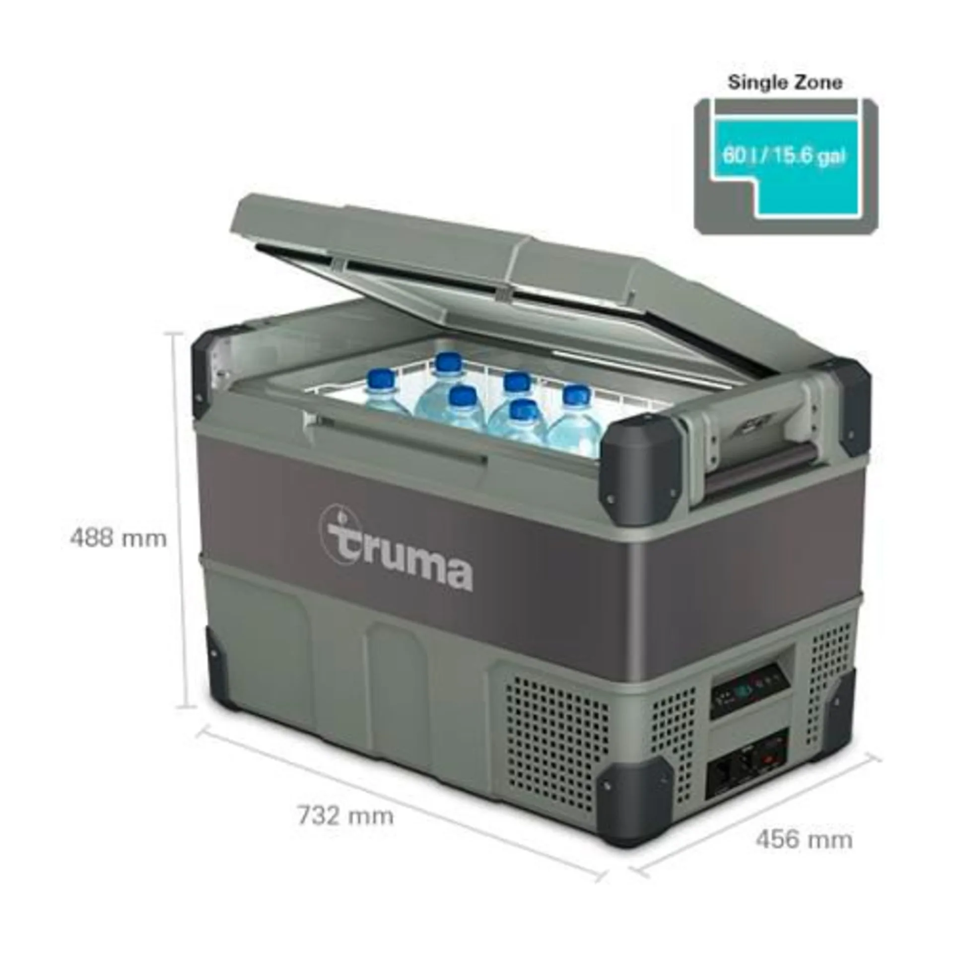 Glacière à compresseur Truma Cooler C60 Single Zone avec fonction de congélation 59 litres