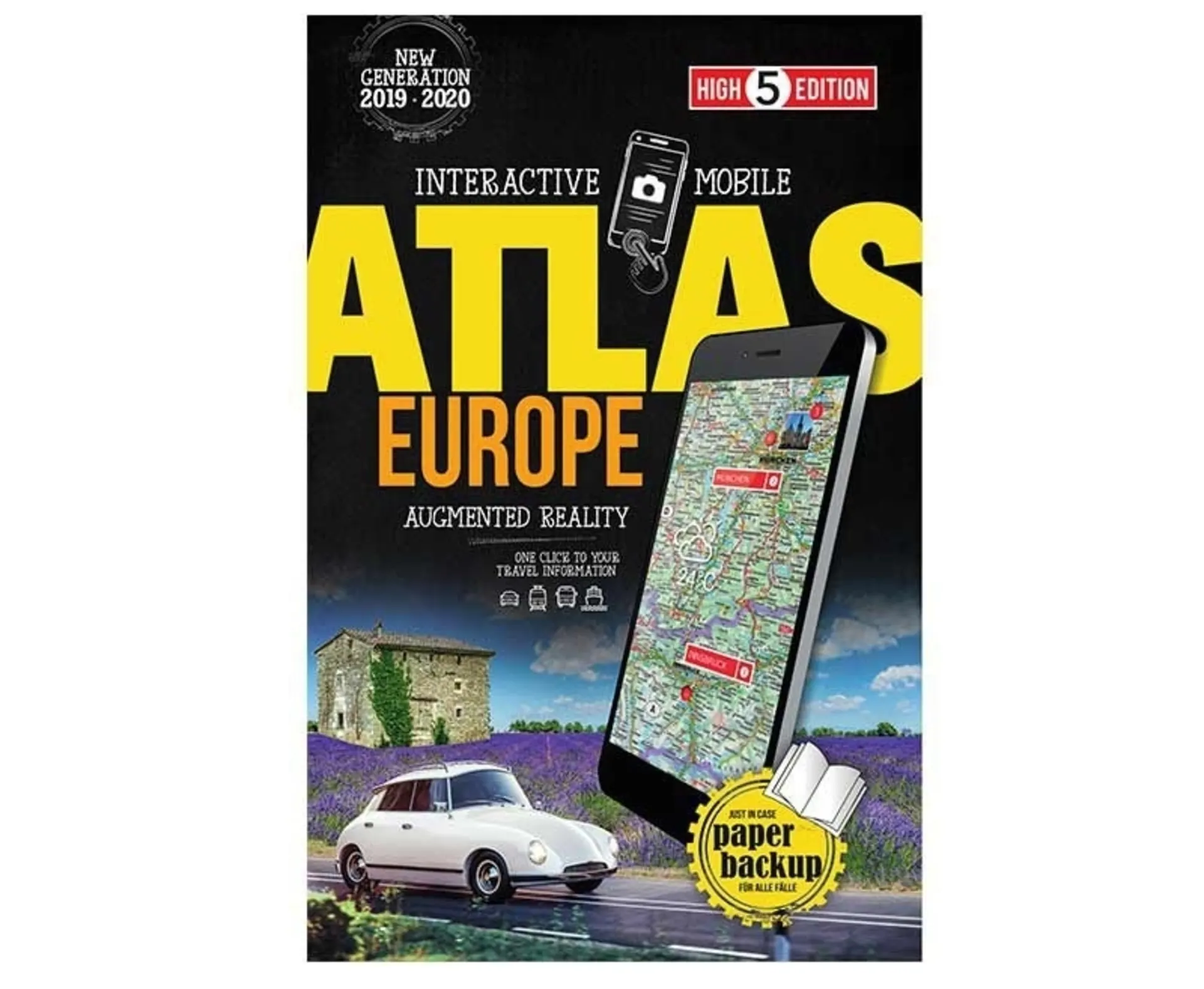 Atlas mobile interactif Europe 2019/2020 - High 5 Edition