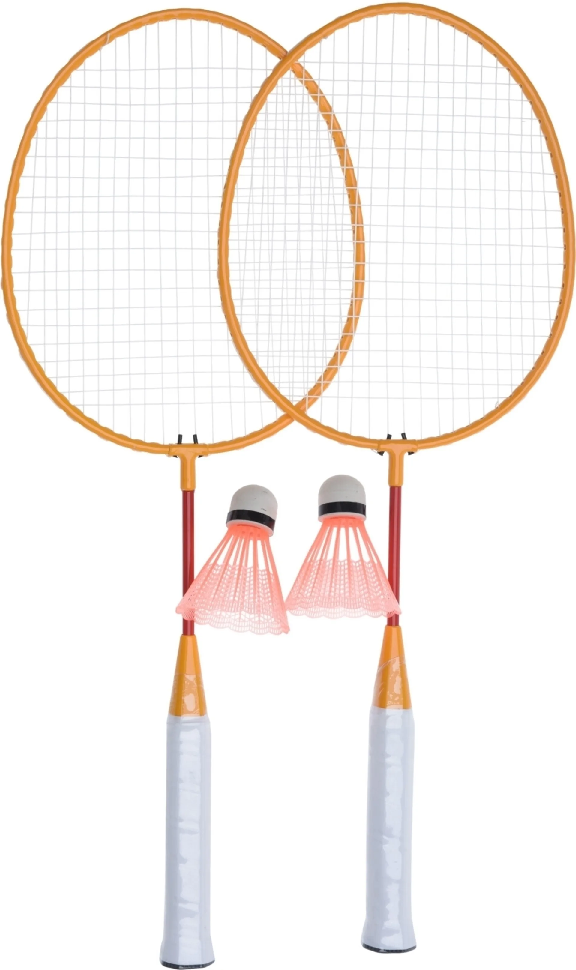 Badmintonset 4-teilig - 2 Schläger - 2 Federbälle