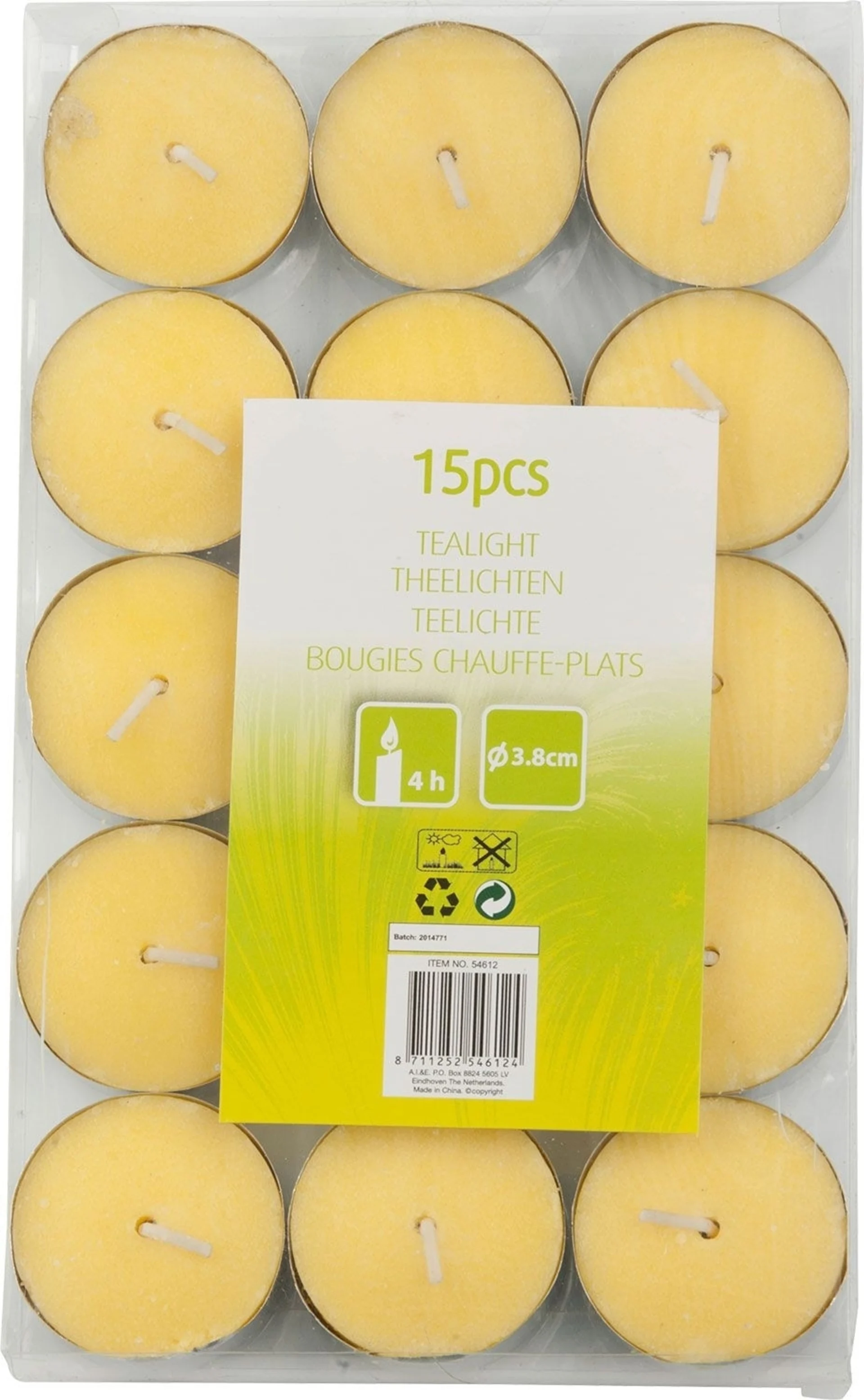 Citronella Teelichter 15 Stück