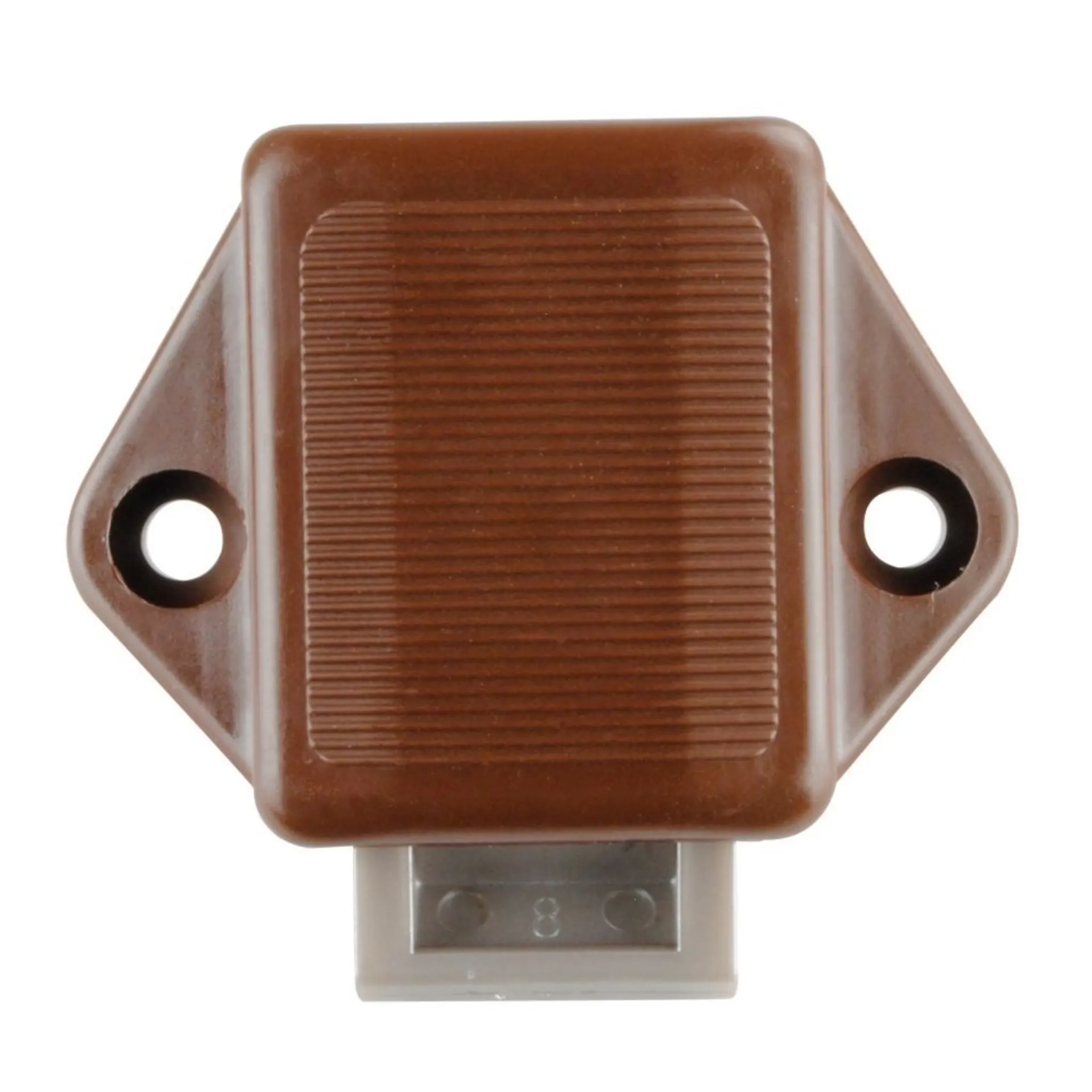 Cadenas Mini Push-Lock marron, emballage libre-service