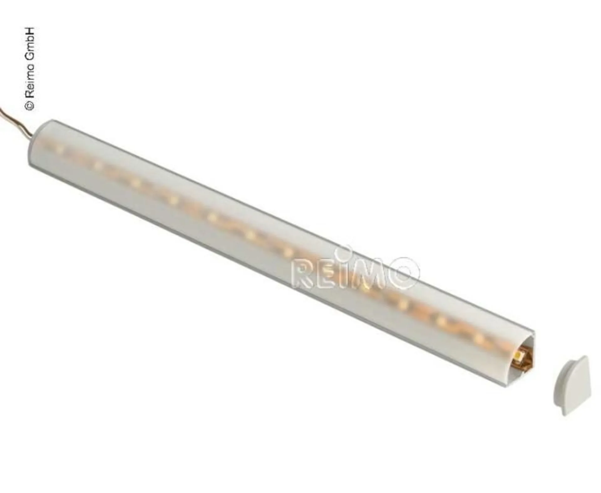 Carbest Endkappen-Set für Aluminium LED Profil flach (2 Stück)