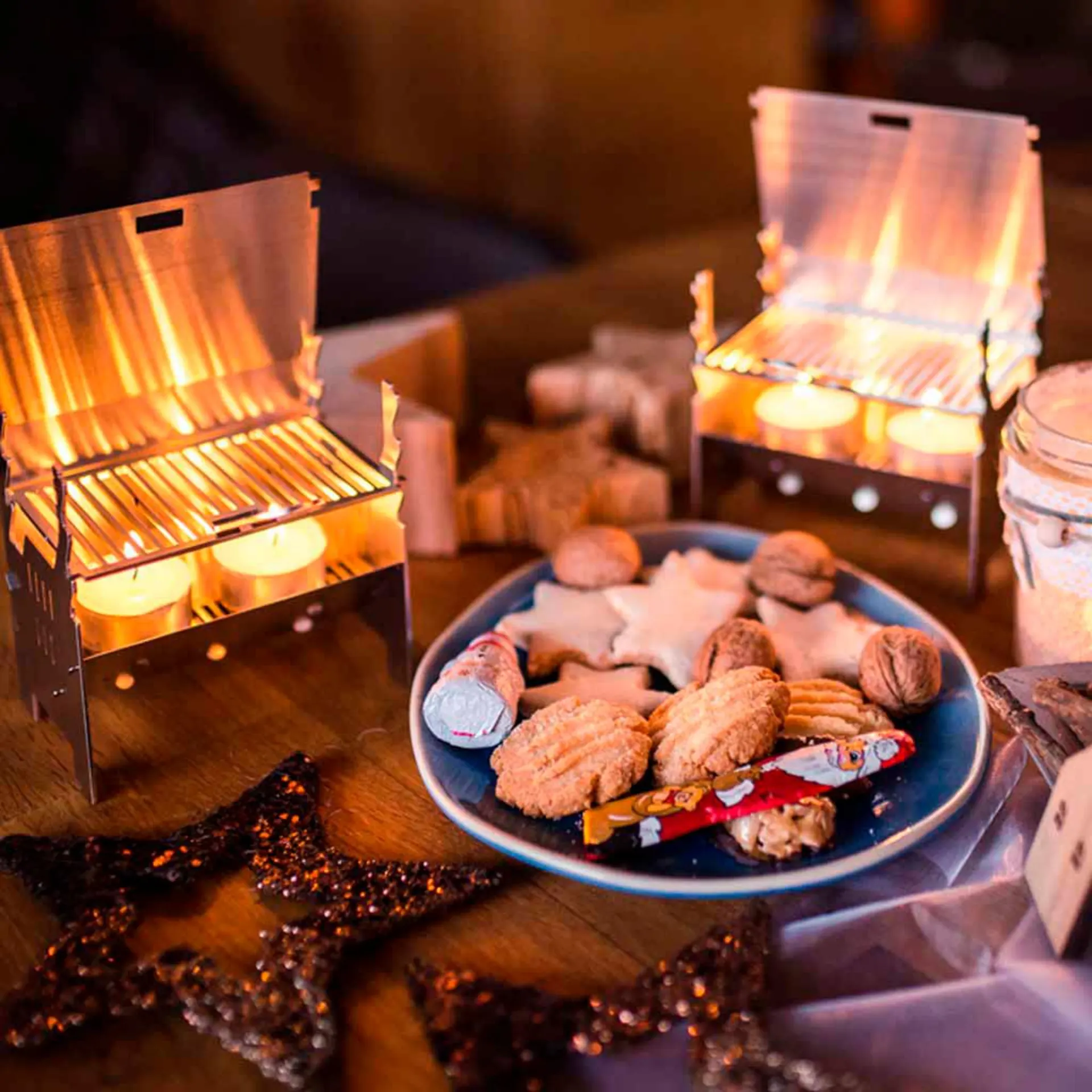 Fennek Mini Grill Edelstahl 11,1 x 7,3 cm Fennek Mini Grill Edelstahl 11,1 x 7,3 cm