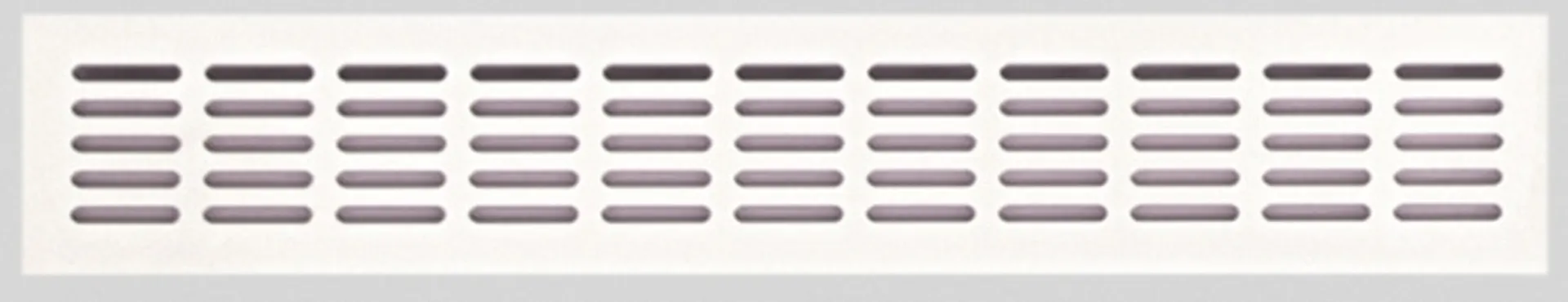 Lüftungsgitter 400 x 80 mm (weiß)