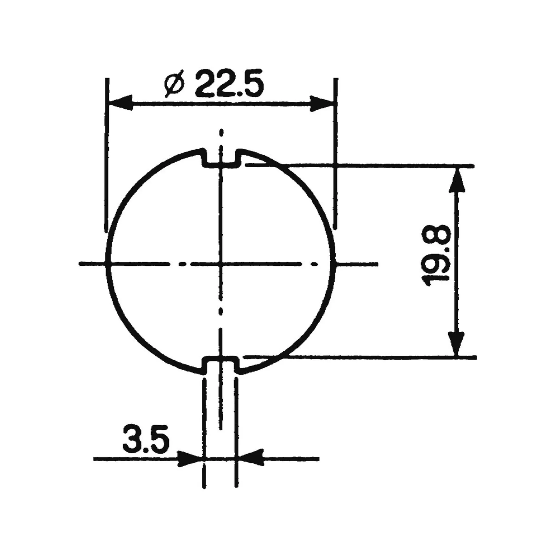 COBO - Zünd-Anlass-Schalter P - 0 - 1 