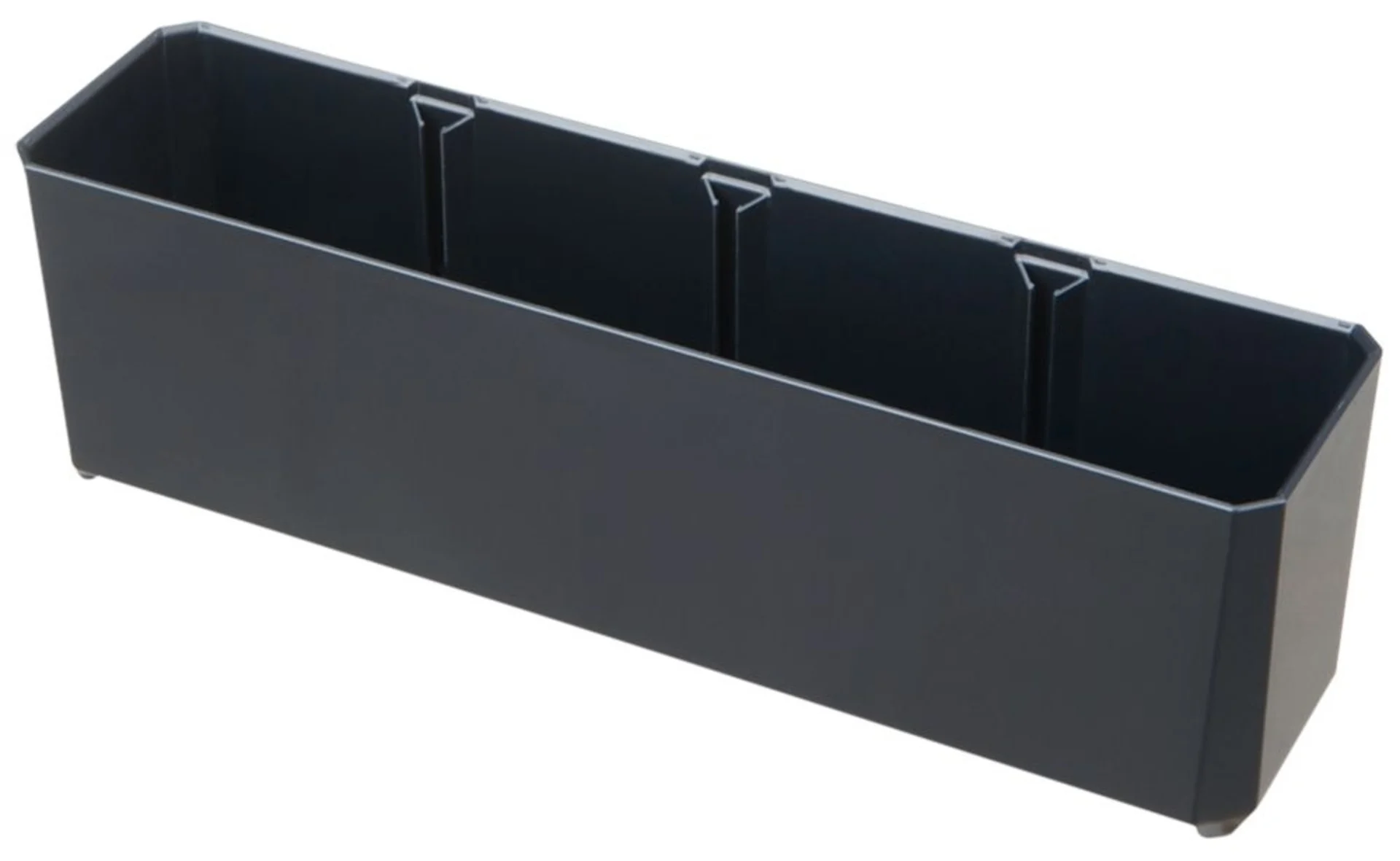Insetbox zu Sortimo T-Boxx dunkelgrau 1 x 4 IB Raster = 52x208mm