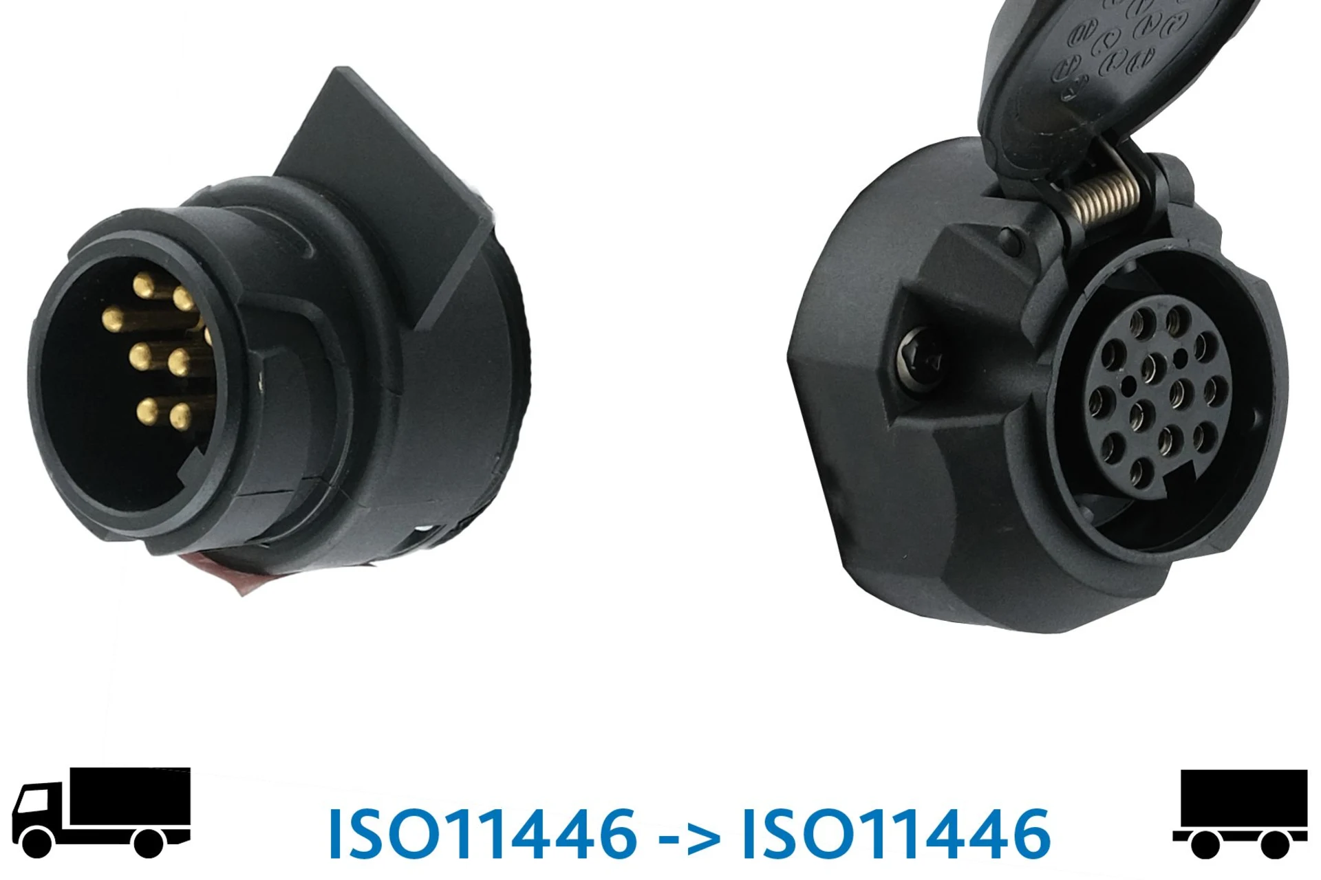 Spannungswandler-Adapter 13 -> 13-pol. von 13-pol. 24 V auf 13-pol. 12 V *Hinweis beachten*