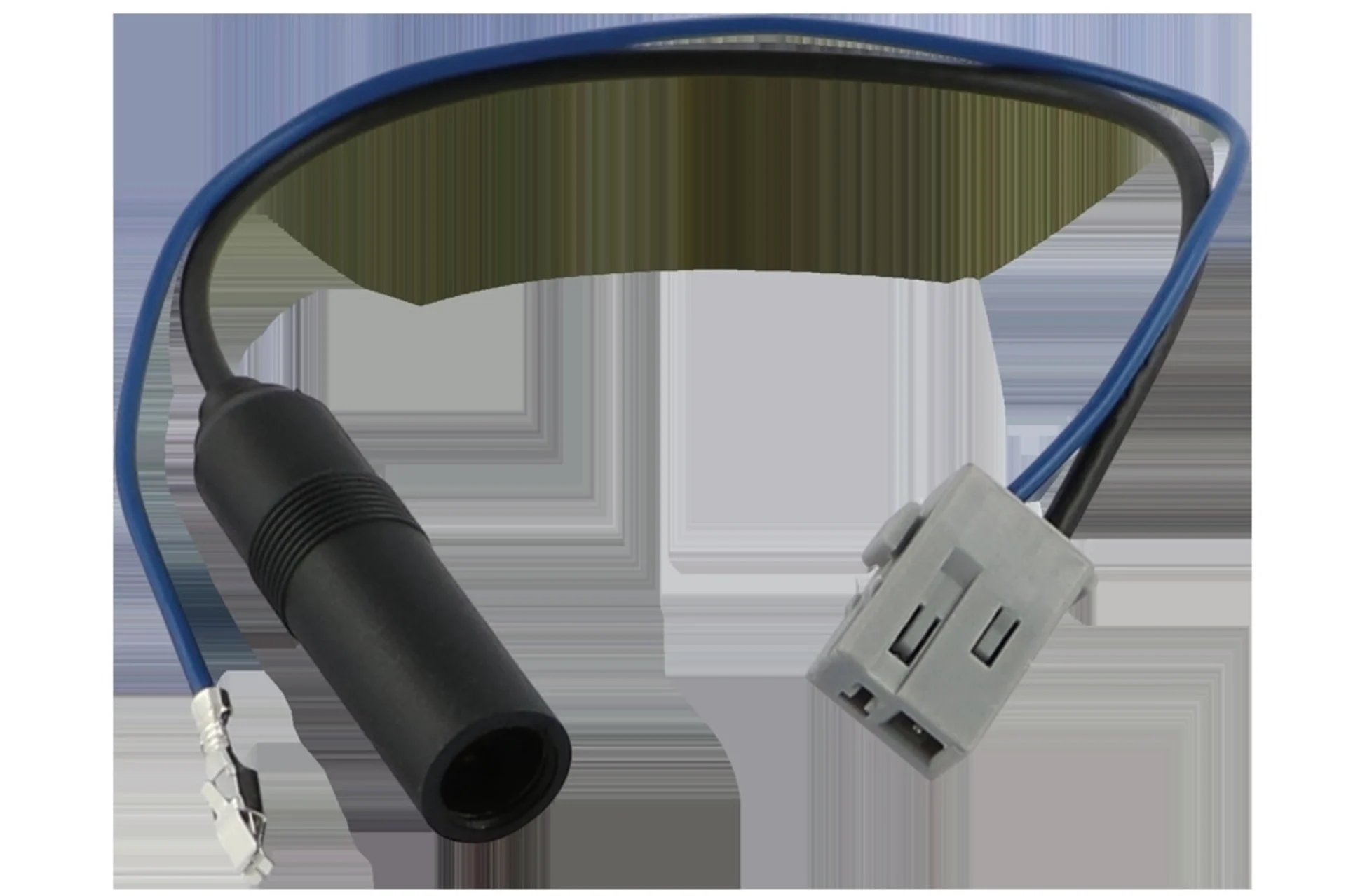 GT13 männlich > DIN weiblich Antennenadapter + Stromkabel für Phantomspeisung