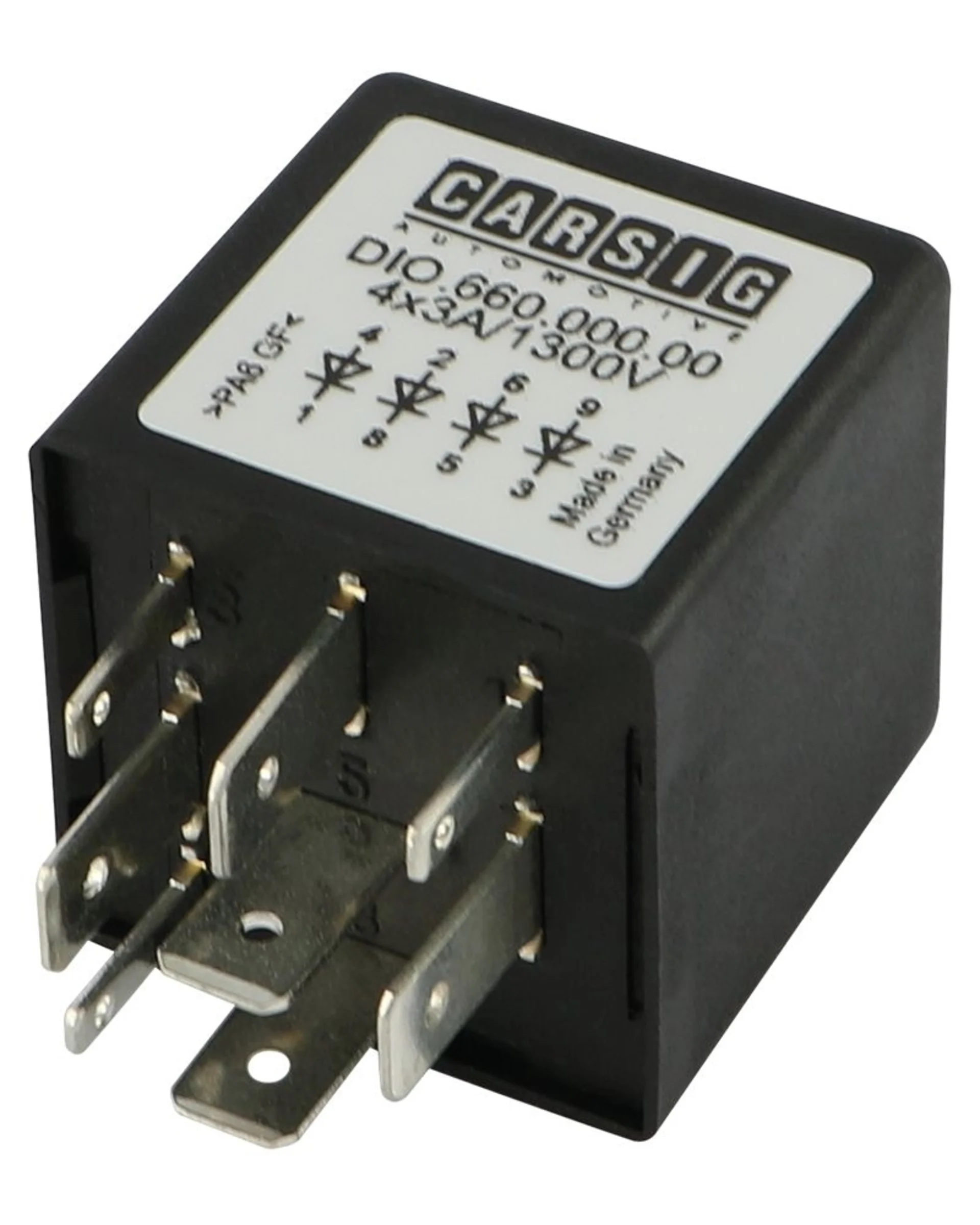 Boîte à diodes 4 x 3 A 12/24 V