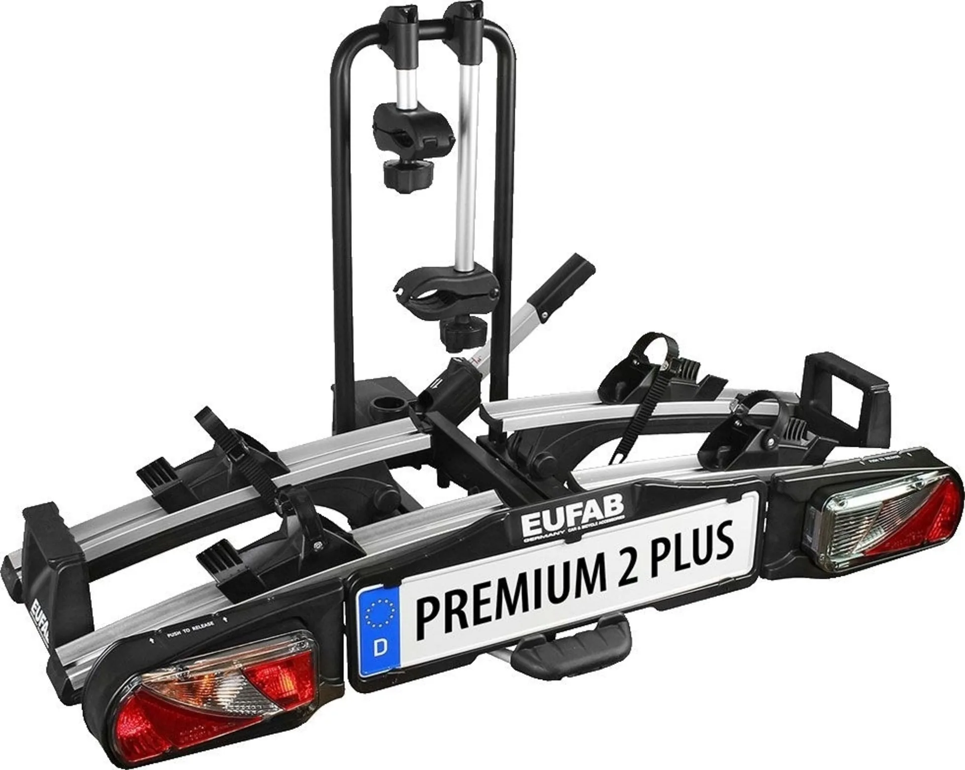 Eufab Premium 2 Plus Fahrradträger für Anhängerkupplung