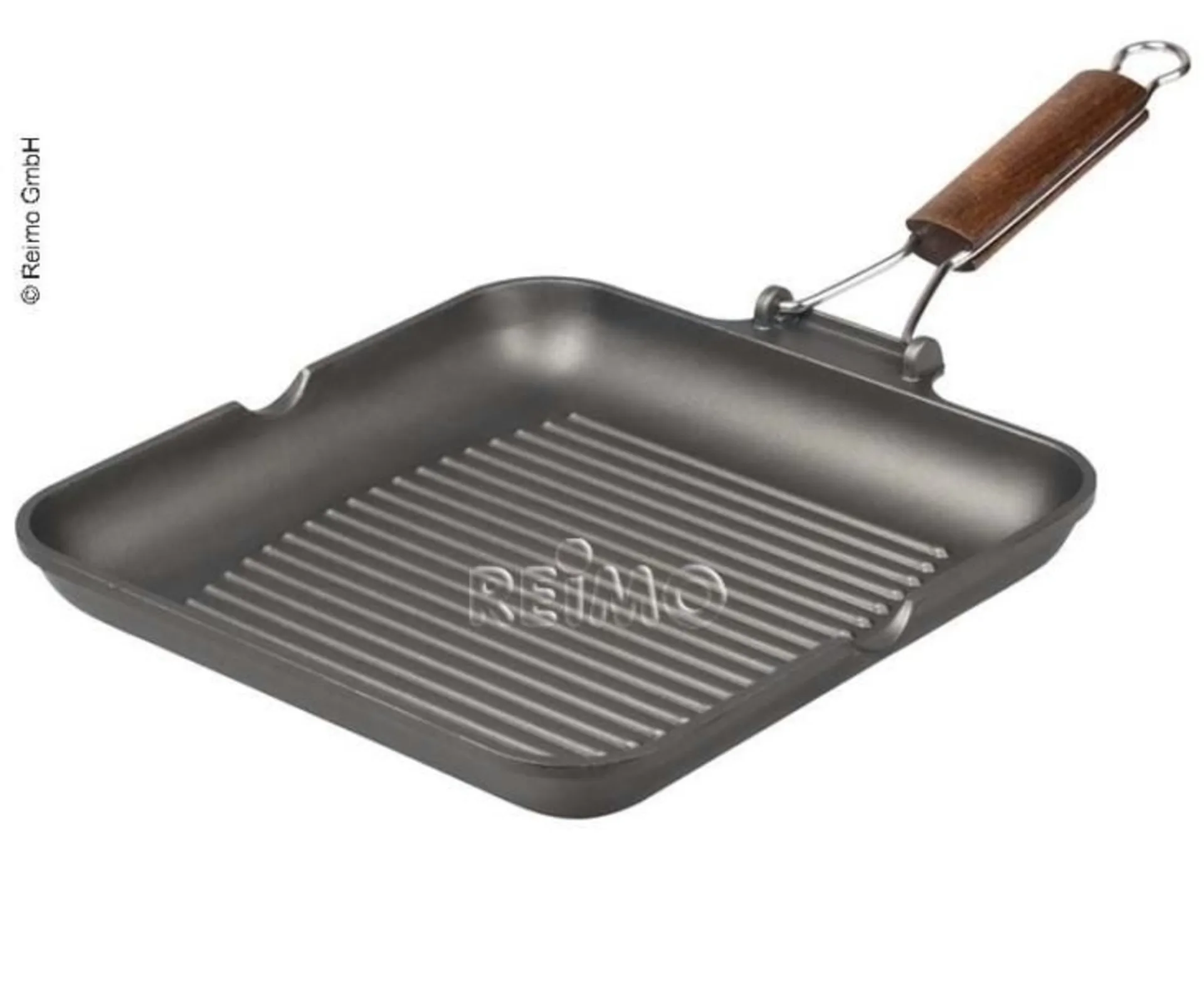 Grillpfanne 28cm, Alumin.