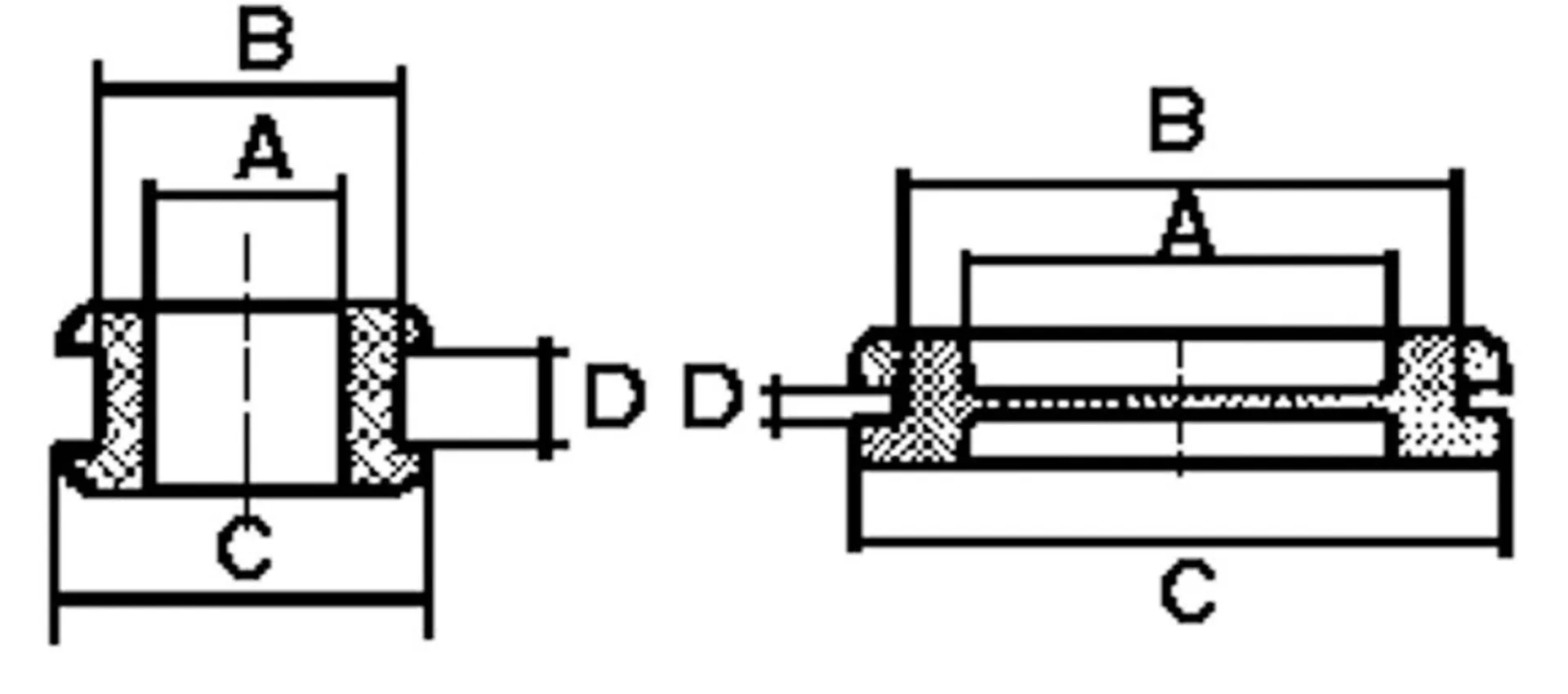 Kabeldurchführungstüllen 5.0/7.0mm