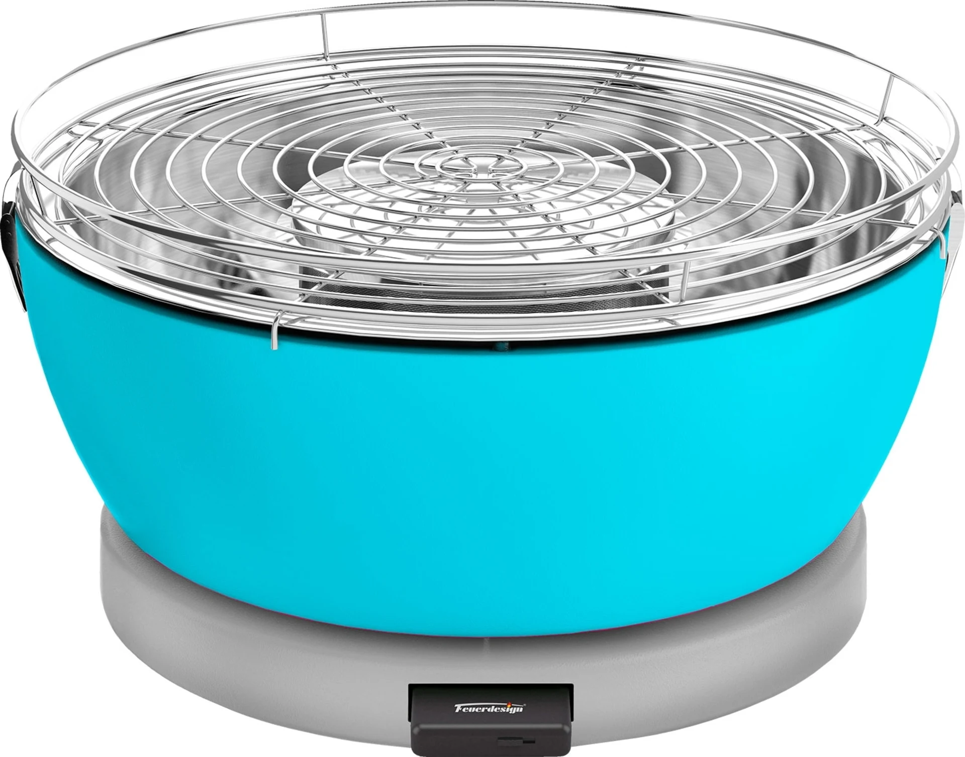 Feuerdesign Vesuvio Holzkohlegrill / Tischgrill blau