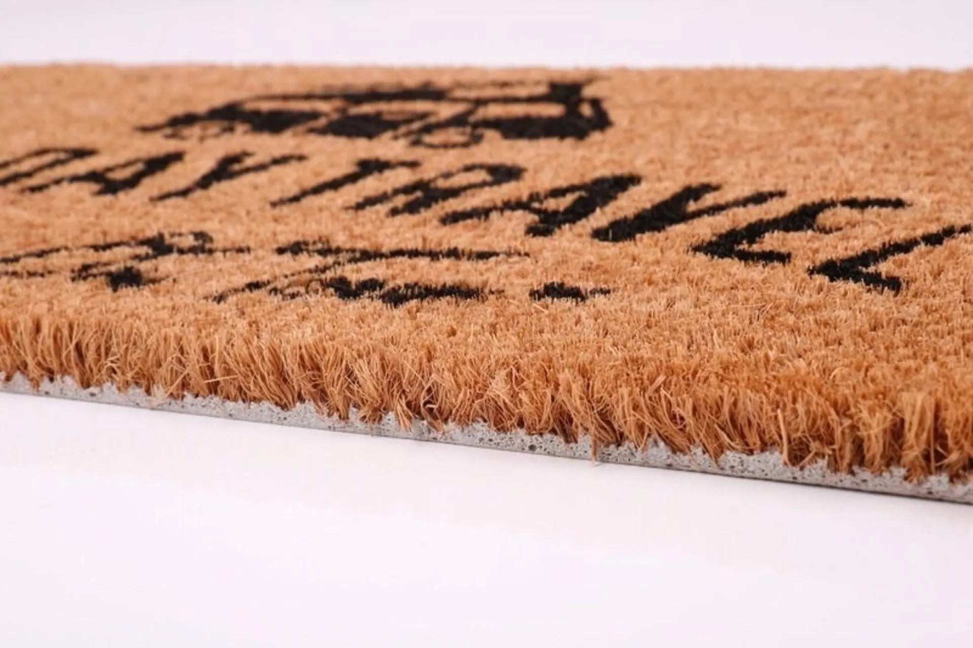 Kokosmatte mit Druck - Fussabstreifer aus 100% Kokos (50x25 cm)