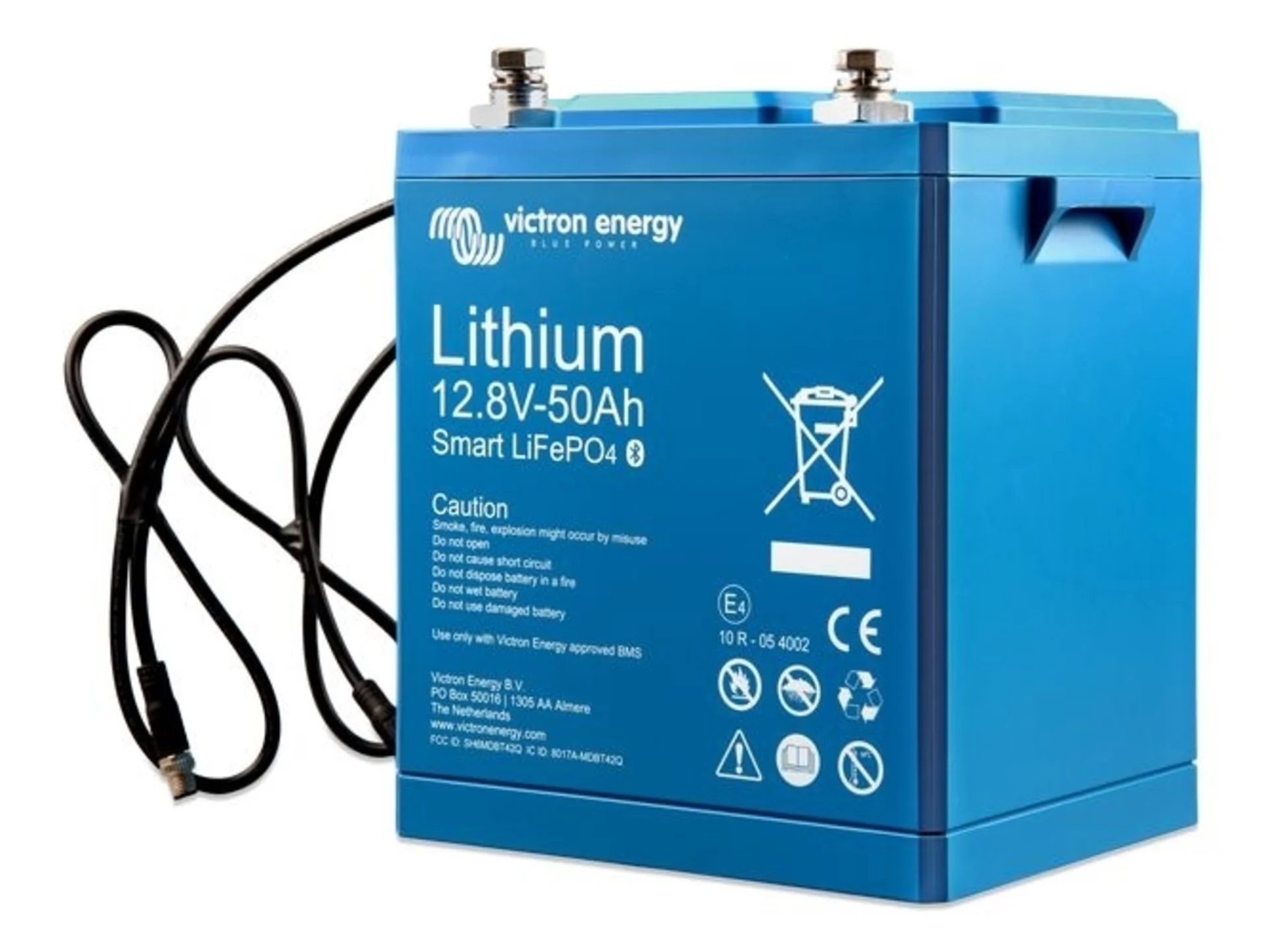 Victron - LiFePO4 Lithium-Batterie 12 V 50 Ah 199 x 188 x 147 mm, benötigt ext. BMS Victron - LiFePO4 Lithium-Batterie 12 V 50 Ah 199 x 188 x 147 mm, benötigt ext. BMS
