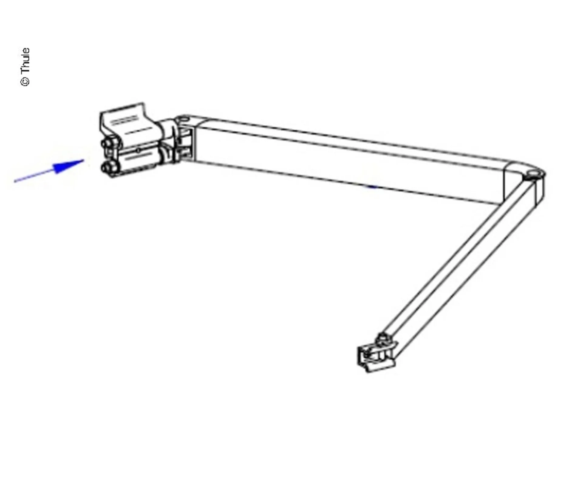 VW T5 LH Support Assembly for SA System