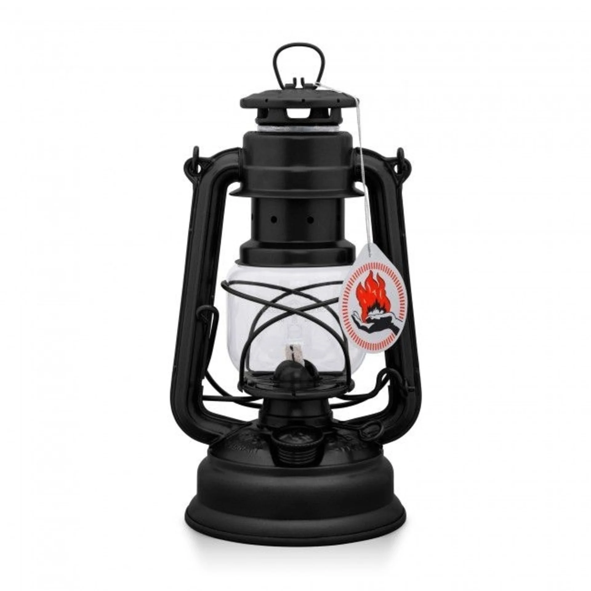 Lanterne tempête 276 noir mat Feuerhand Lanterne