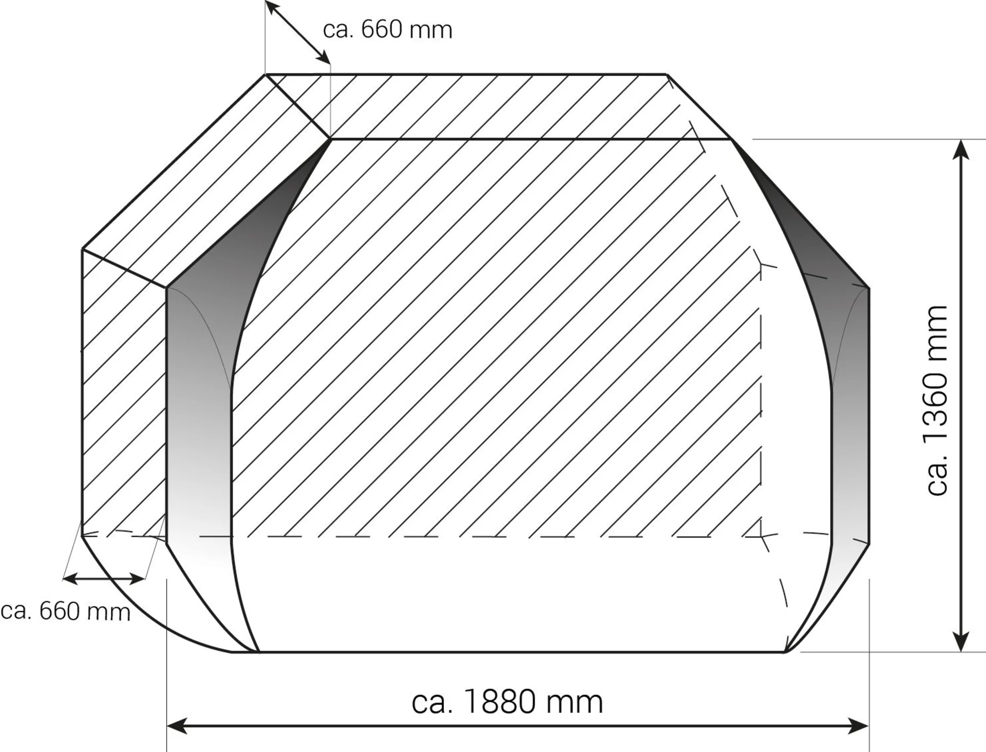Hindermann Basic Zwoo 4 Housse de protection pour 4 vélos