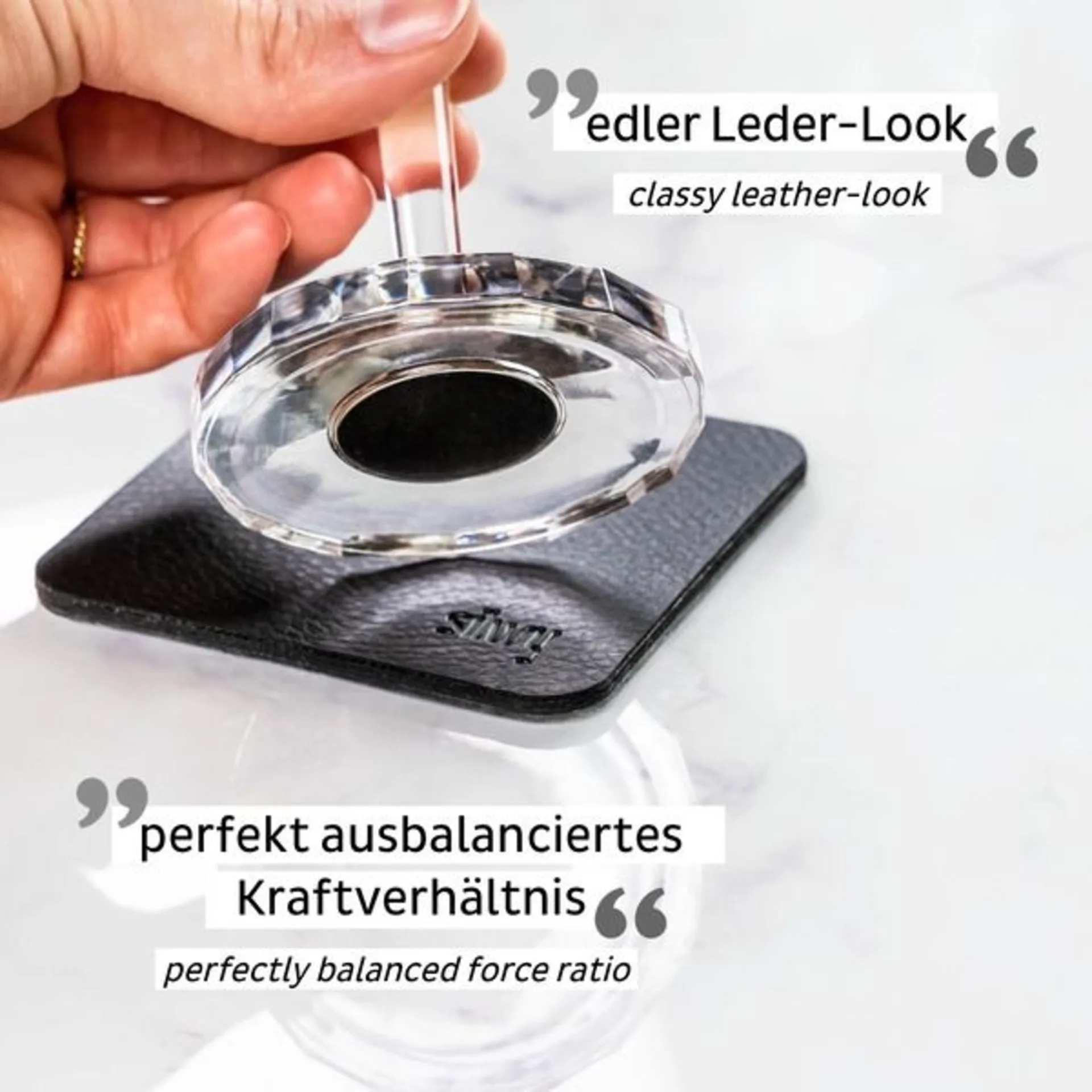Magnetische Weingläser 2er-Set aus High-Tech-Kunststoff, 300ml, Höhe 20.5cm, Durchmesser 7.6cm