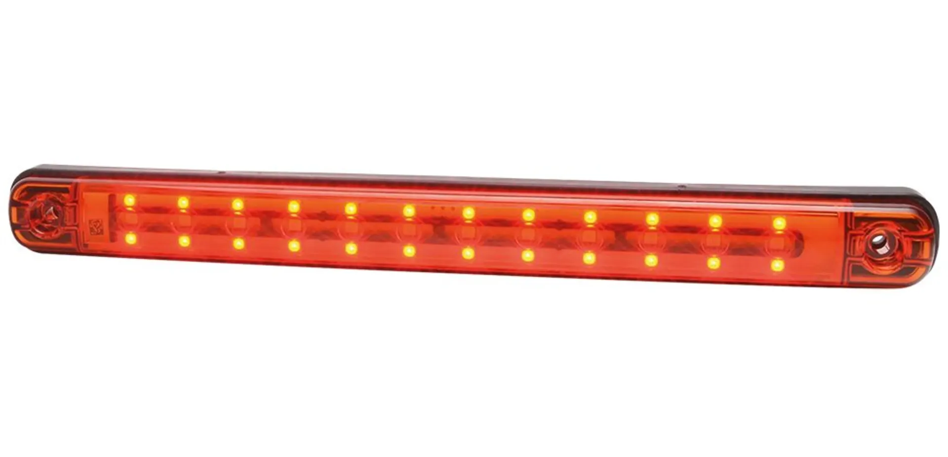 WAS - LED-Schluss-Brems-Blinkleuchte L+R 238x20.6x10.4mm, 12/24V