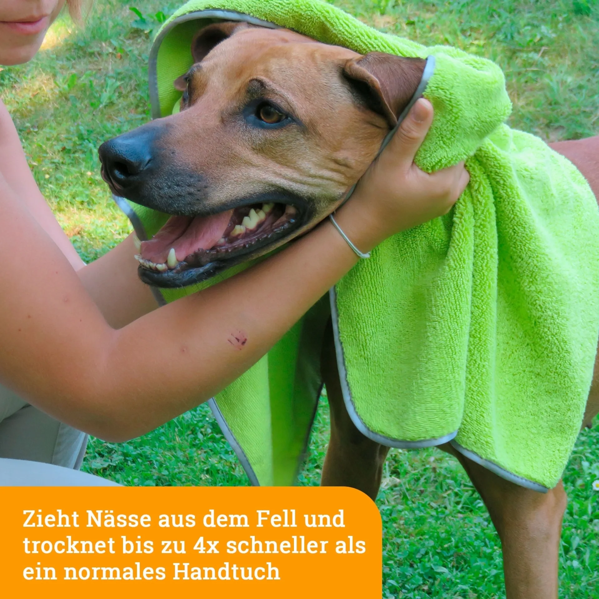 Serviette pour chien en microfibre Awiwa