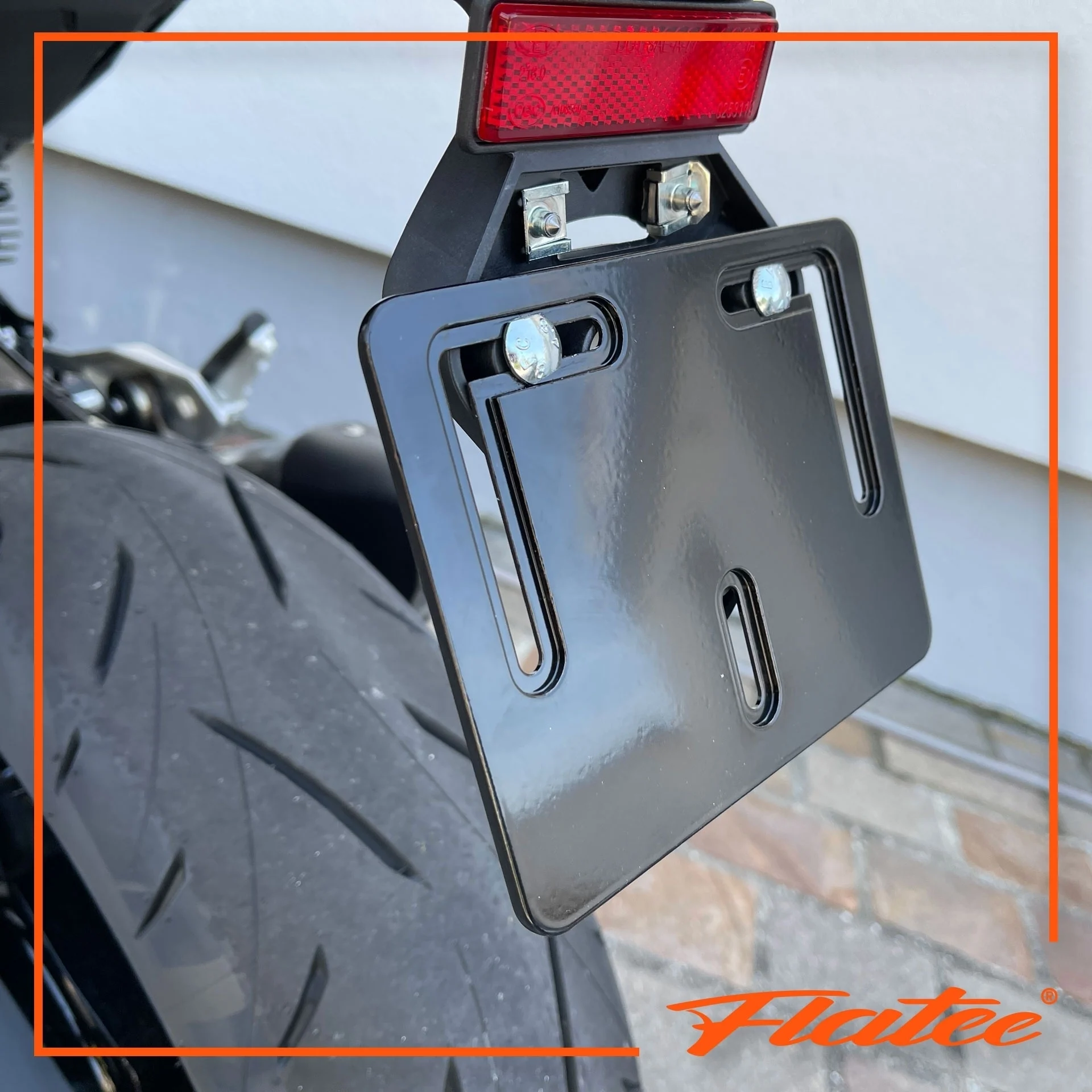 Flatee Aluminium Grundplatte | Motorrad