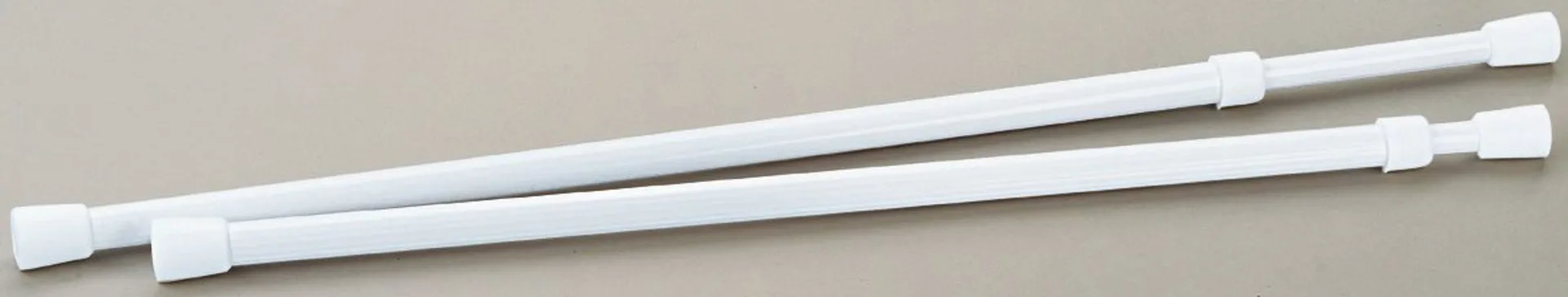 Peggy Peg Barkeeper Aluminium teleskopierbare Klemmstange 2er Set M weiß